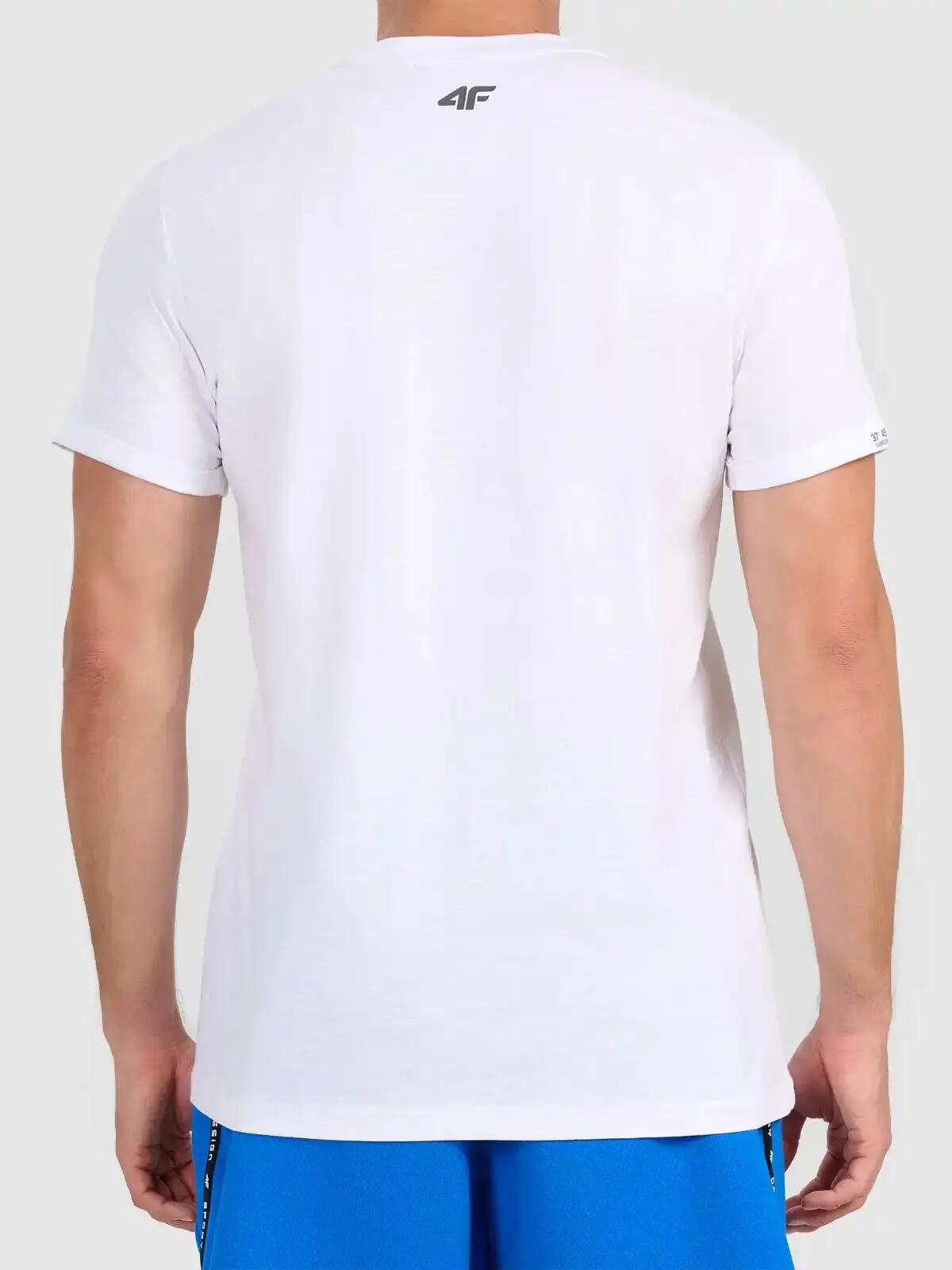 KOSZULKA MĘSKA 4F T-SHIRT BAWEŁNIANY SPORTOWY NA CO DZIEŃ  M3322 SS26 3/11