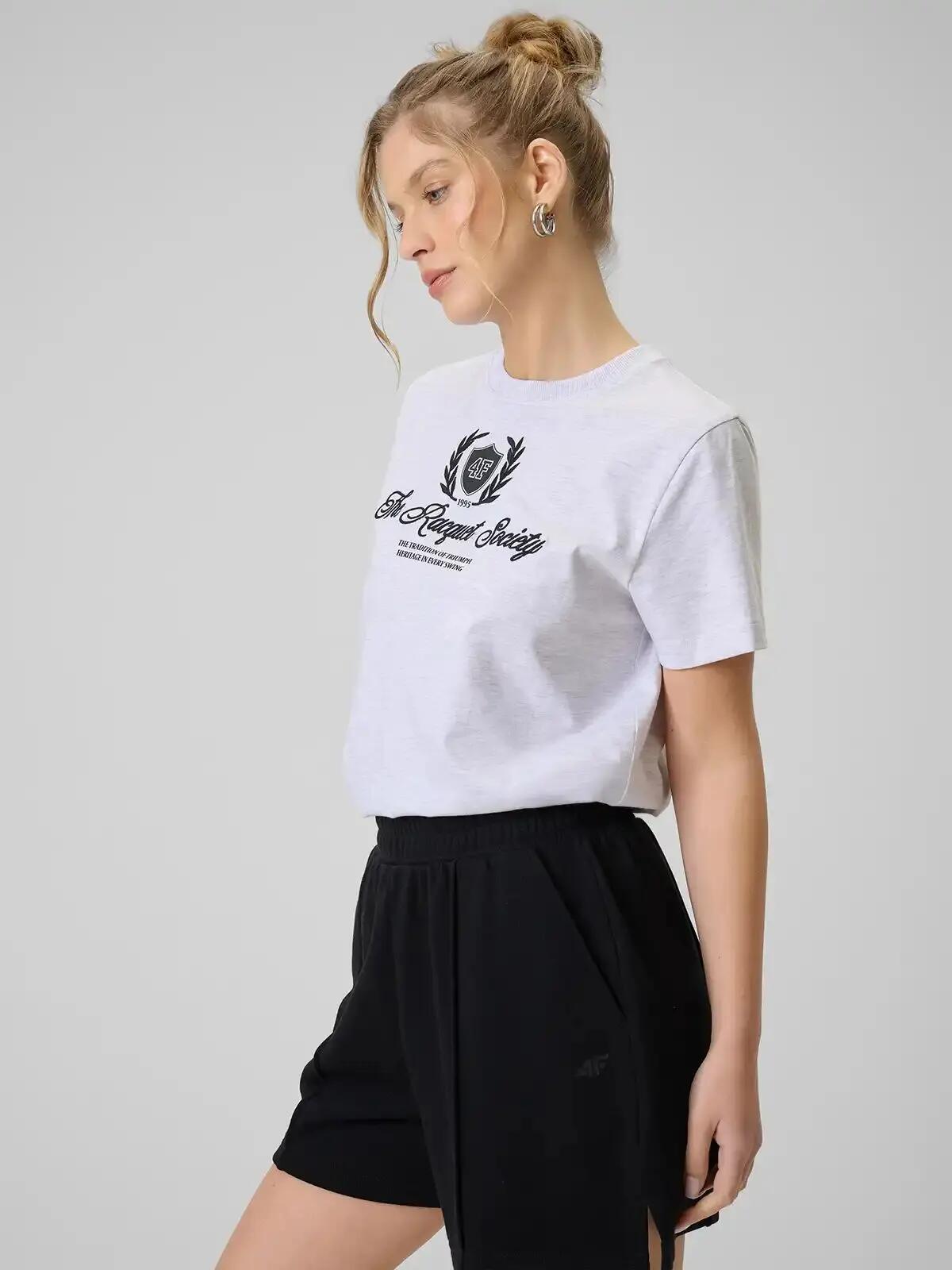 KOMPLET KOSZULEK DAMSKICH 4F 3PAK ZESTAW T-SHIRT SPORTOWY  SS26 12/12
