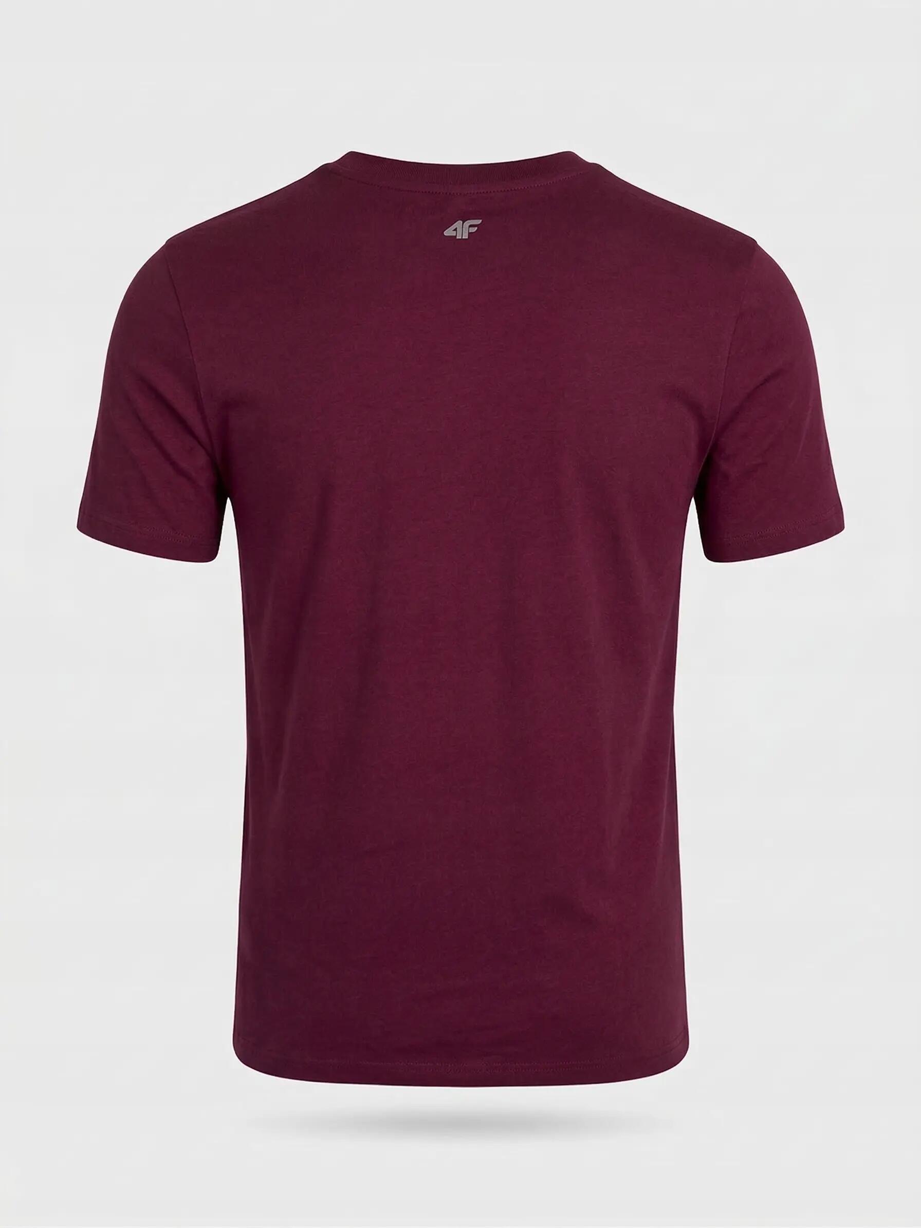 T-SHIRT MĘSKI 4F KOSZULKA BAWEŁNIANA KOLEKCJA LIMITOWANA  M3947 SS26 3/4