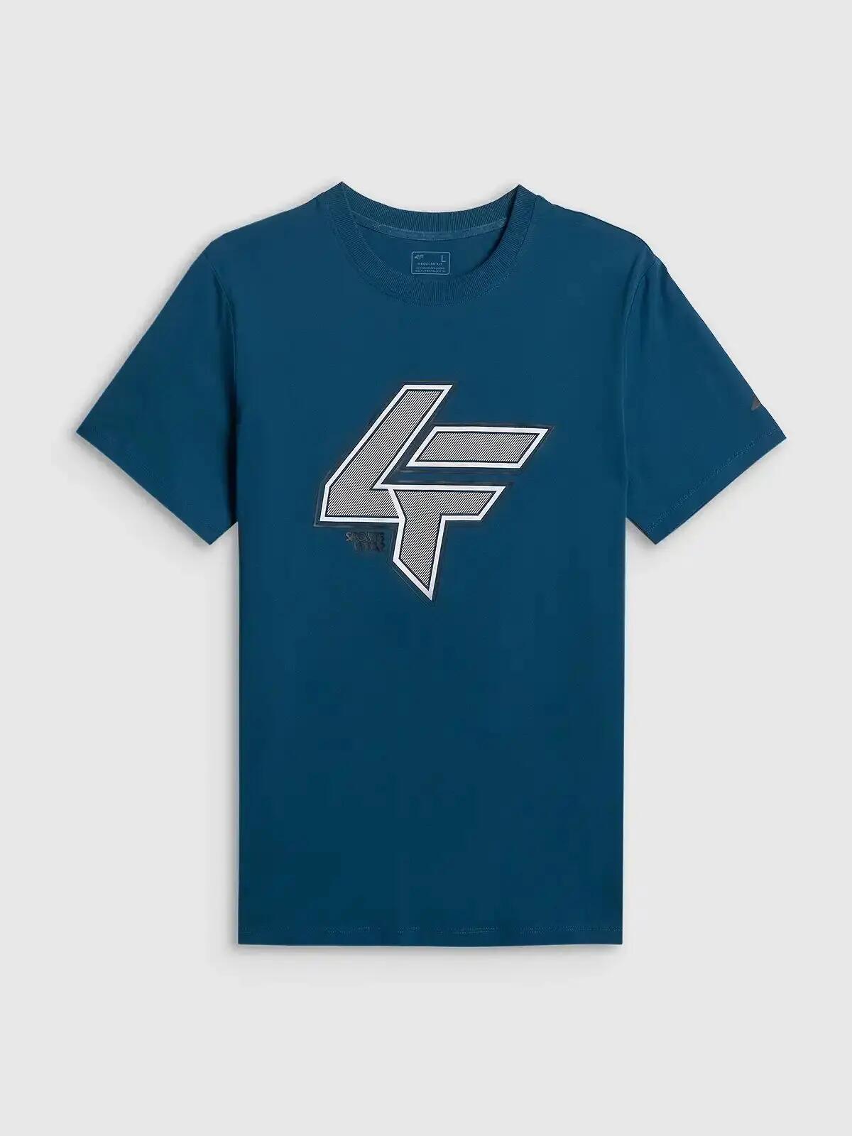 KOSZULKA MĘSKA 4F T-SHIRT BAWEŁNIANY SPORTOWY NA CO DZIEŃ  M2662 SS26 4/6