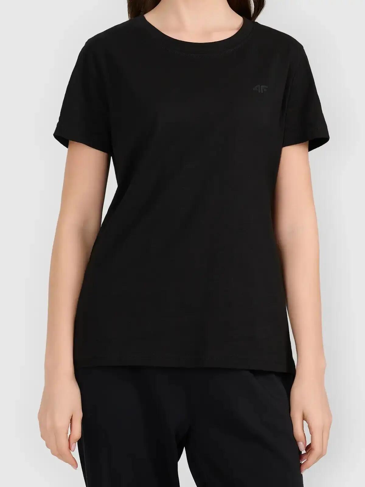 T-SHIRT DAMSKI 4F KOSZULKA SPORTOWA BAWEŁNIANA NA CO DZIEŃ  F3308 SS26 2/4
