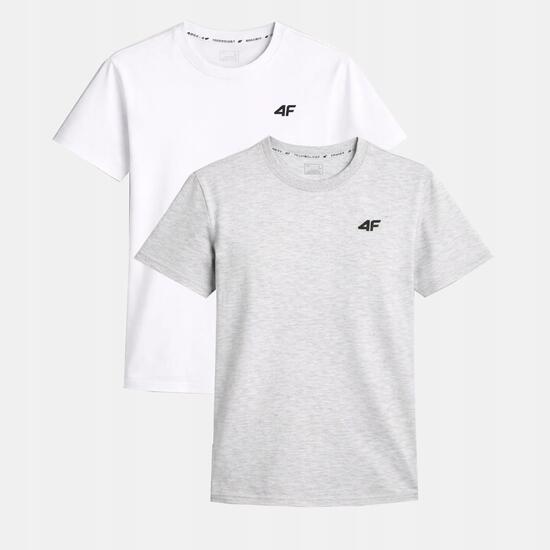 T-SHIRT MĘSKI 4F KOSZULKA ZESTAW KOMPLET 2 SZTUKI L TTSHM3341