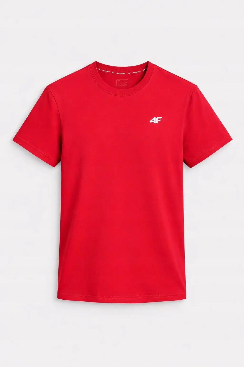 T-SHIRT MĘSKI 4F KOSZULKA BAWEŁNIANA SPORTOWA  TTSHM3341 SS26 2/7