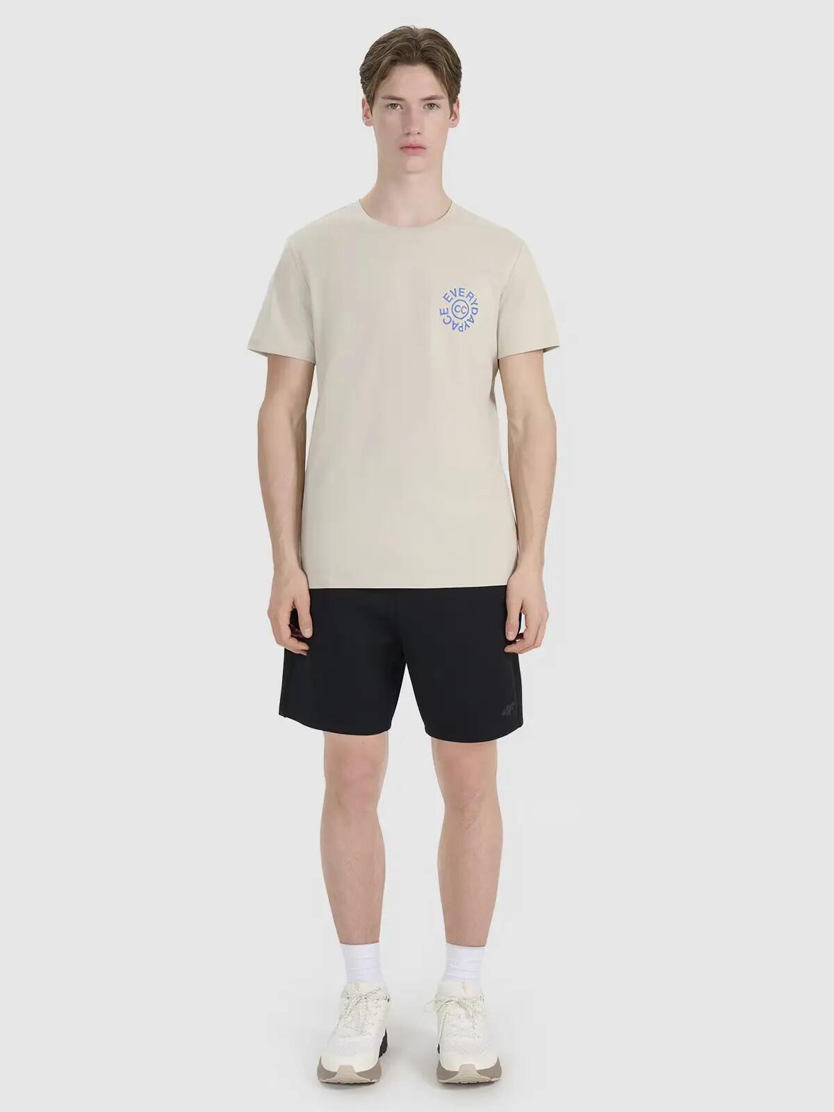 T-SHIRT MĘSKI 4F KOSZULKA BAWEŁNIANA SPORTOWA  TTSHM1980 7/9