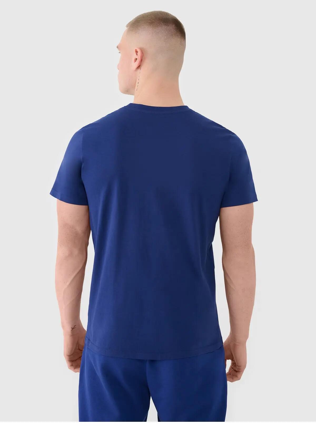 T-SHIRT MĘSKI 4F KOSZULKA BAWEŁNIANA SPORTOWA  TTSHM2256 2/7