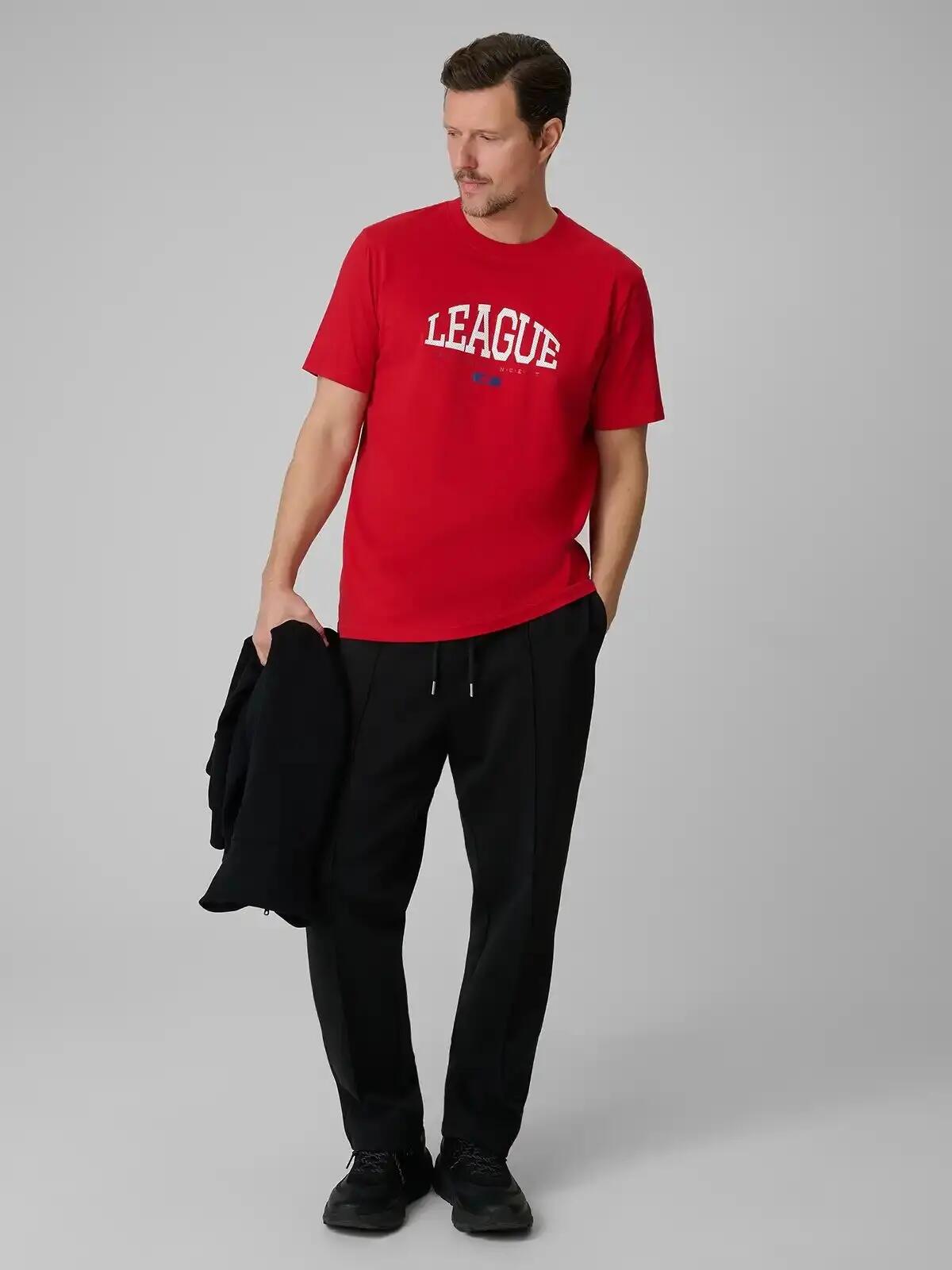 T-SHIRT MĘSKI 4F KOSZULKA SPORTOWA Z NADRUKIEM BAWEŁNIANA  M3326 SS26 4/12