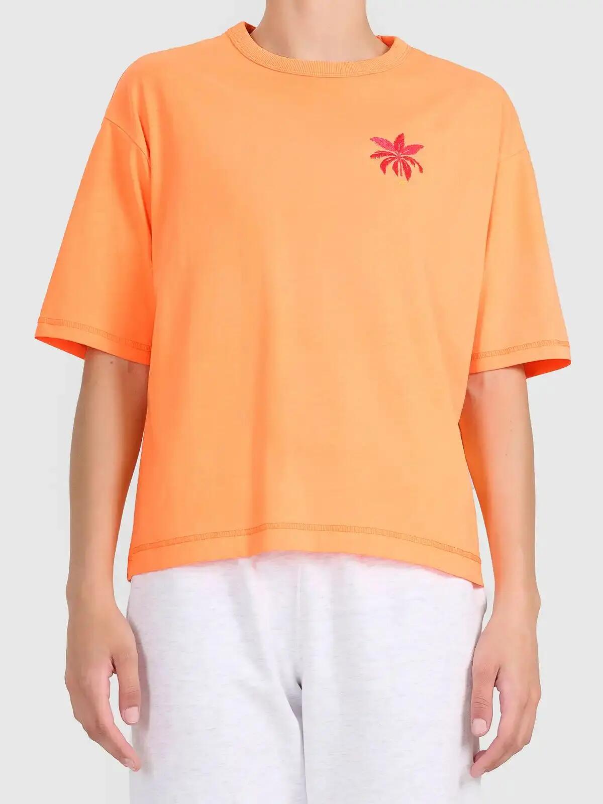 KOSZULKA DAMSKA 4F T-SHIRT SPORTOWY Z NADRUKIEM 1 BAWEŁNA  F2719 SS26 4/6