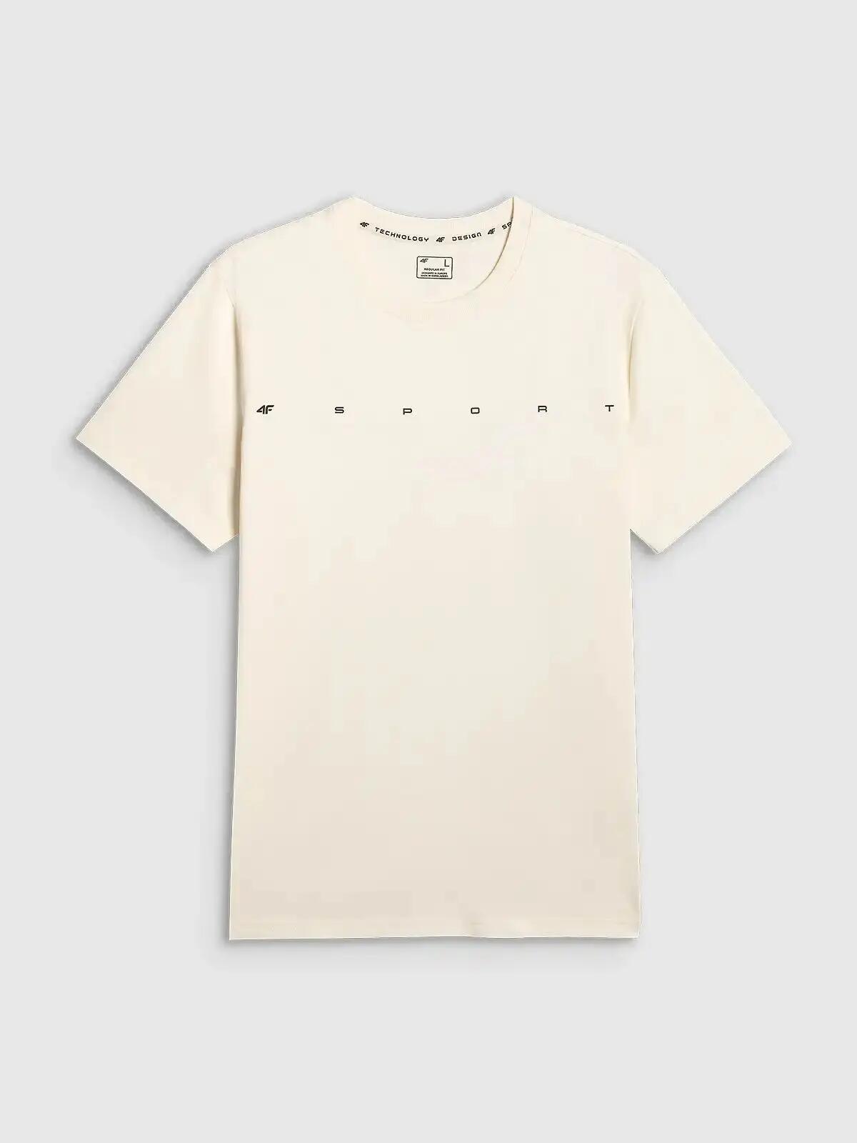T-SHIRT MĘSKI 4F KOSZULKA BAWEŁNIANA SPORTOWA NA CO DZIEŃ  M2661 SS26 2/6
