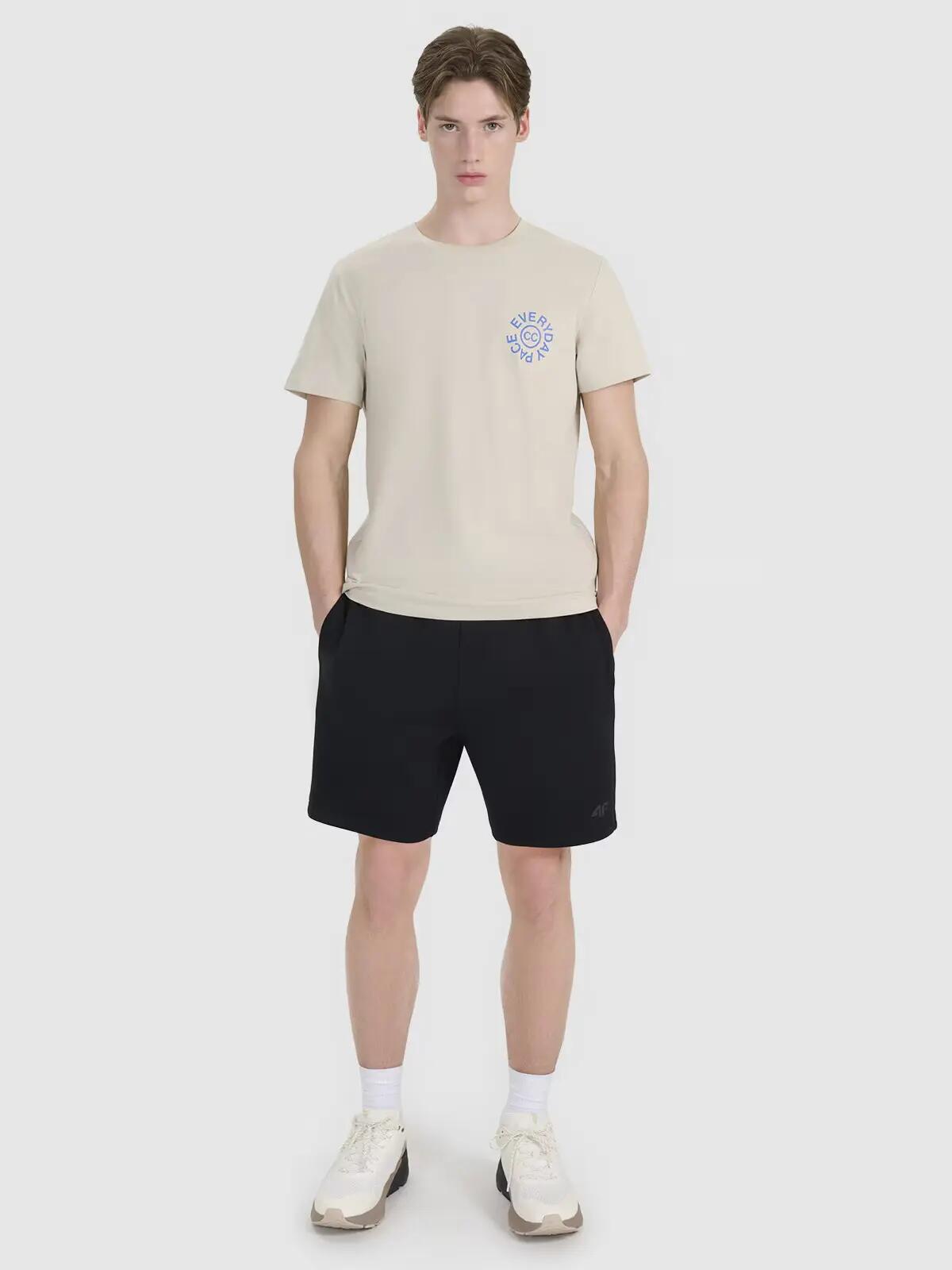 T-SHIRT MĘSKI 4F KOSZULKA BAWEŁNIANA SPORTOWA  TTSHM1980 6/9