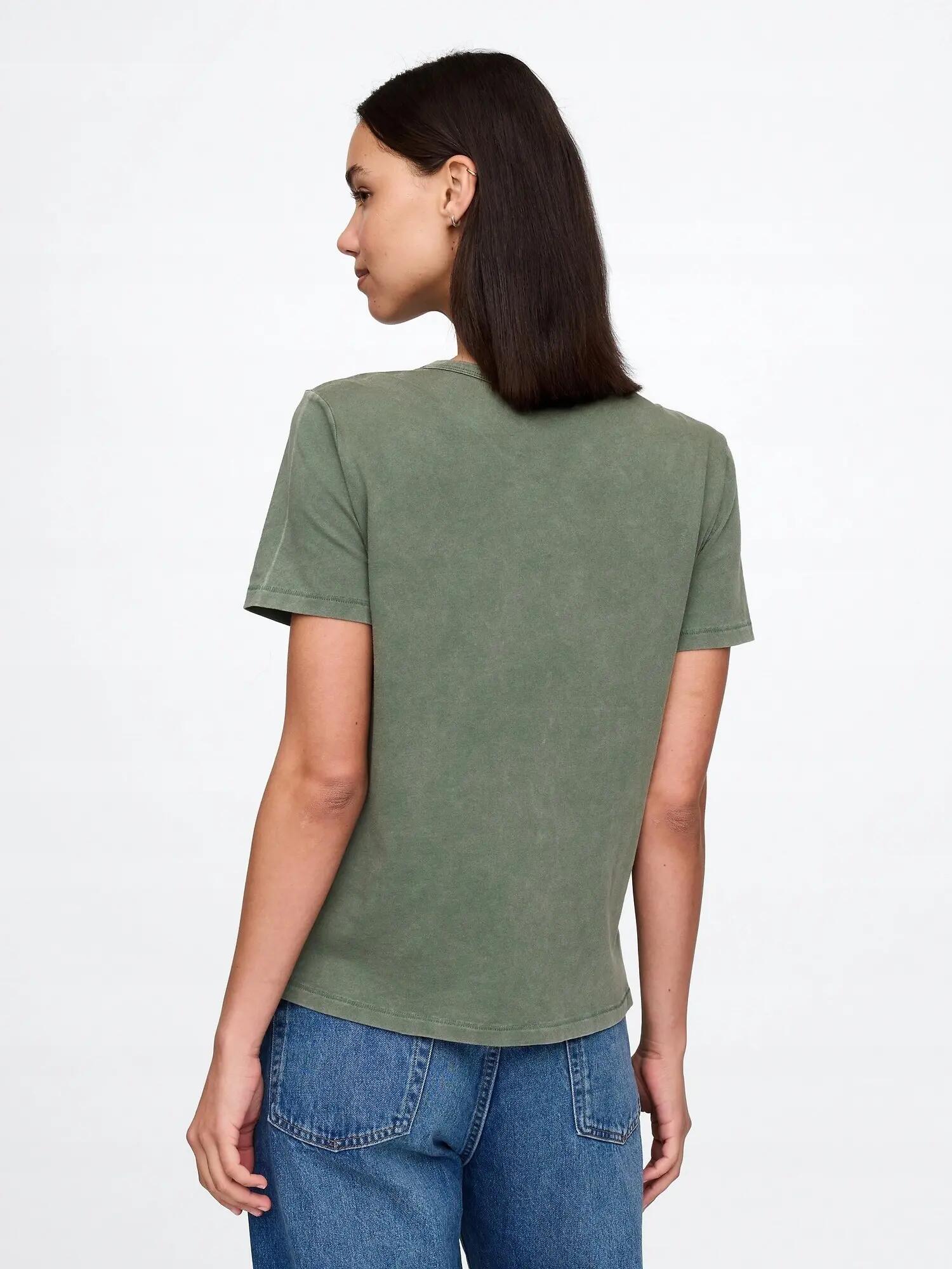 T-SHIRT DAMSKI KOSZULKA 1 BAWEŁNA GAP 4/6