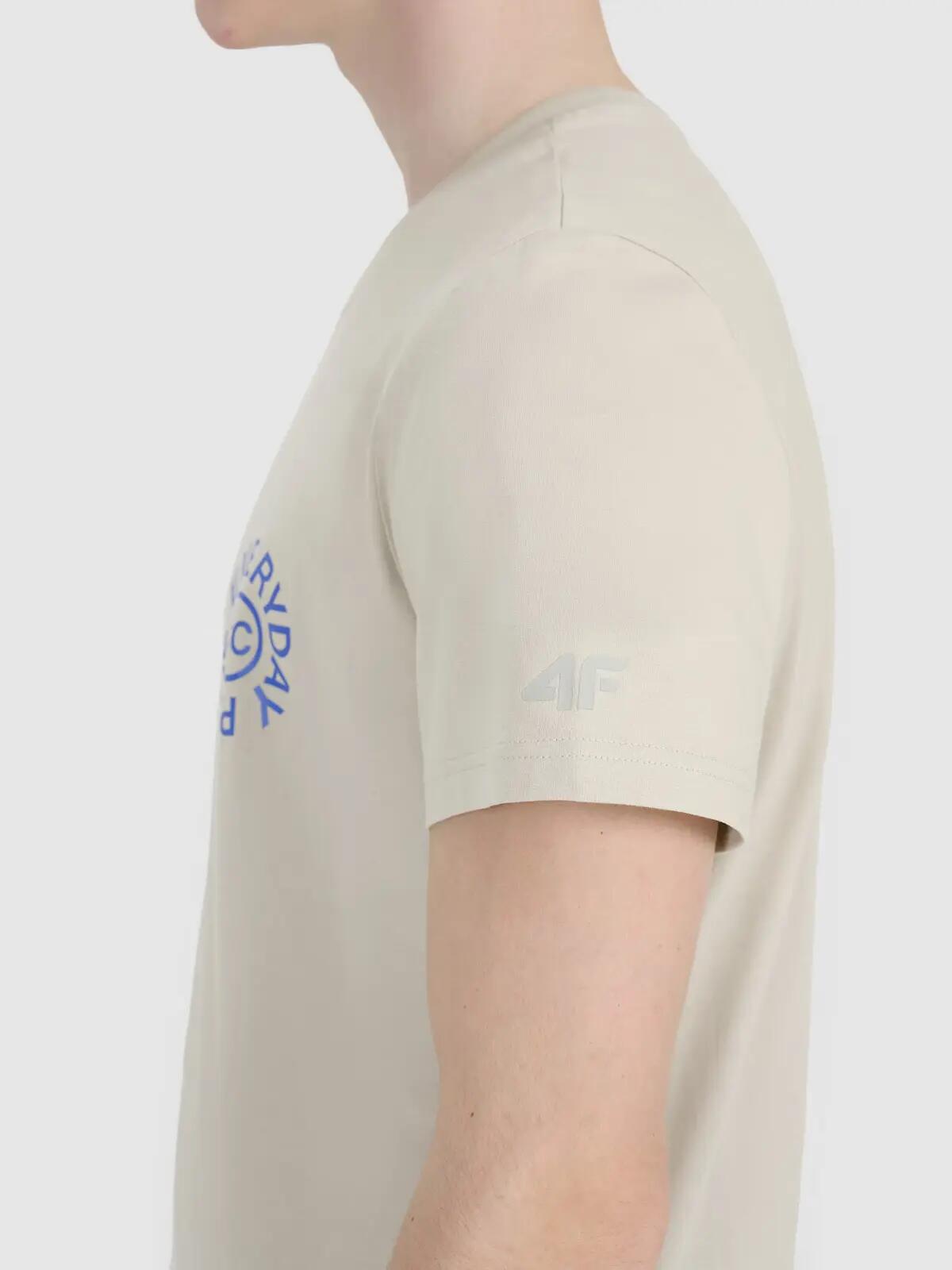 T-SHIRT MĘSKI 4F KOSZULKA BAWEŁNIANA SPORTOWA  TTSHM1980 5/9