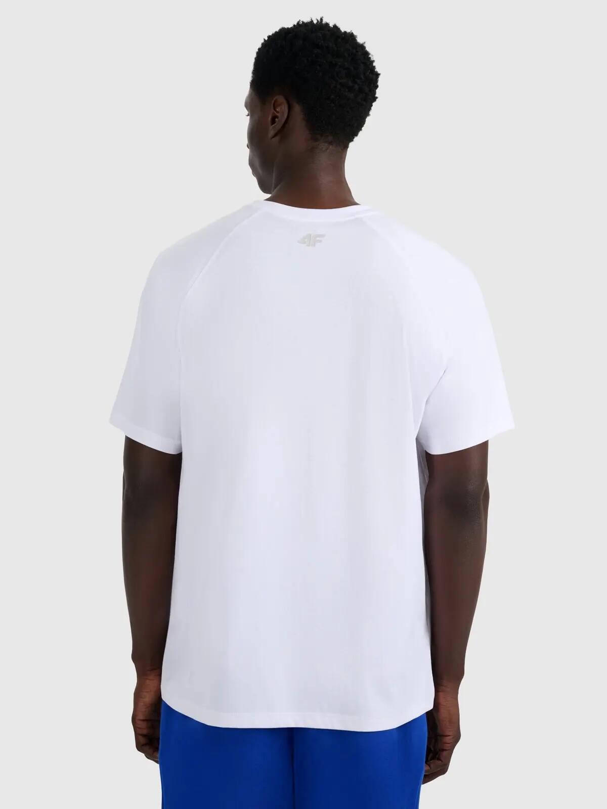 T-SHIRT MĘSKI 4F KOSZULKA BAWEŁNIANA  TTSHM2360 7/11