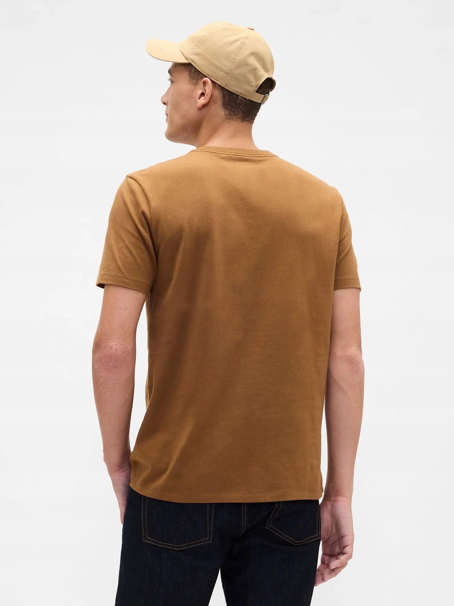 T-SHIRT MĘSKI GAP KOSZULKA BAWEŁNIANA Z LOGO 5/7