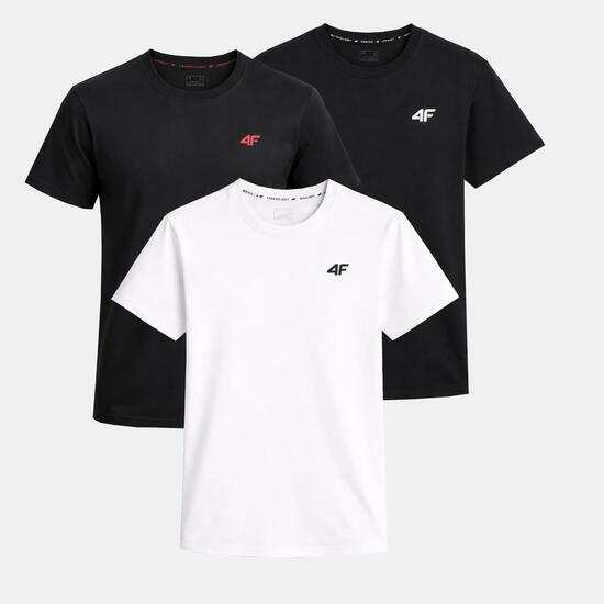 T-SHIRT MĘSKI 4F KOSZULKA ZESTAW KOMPLET 3 SZTUKI L TTSHM3341