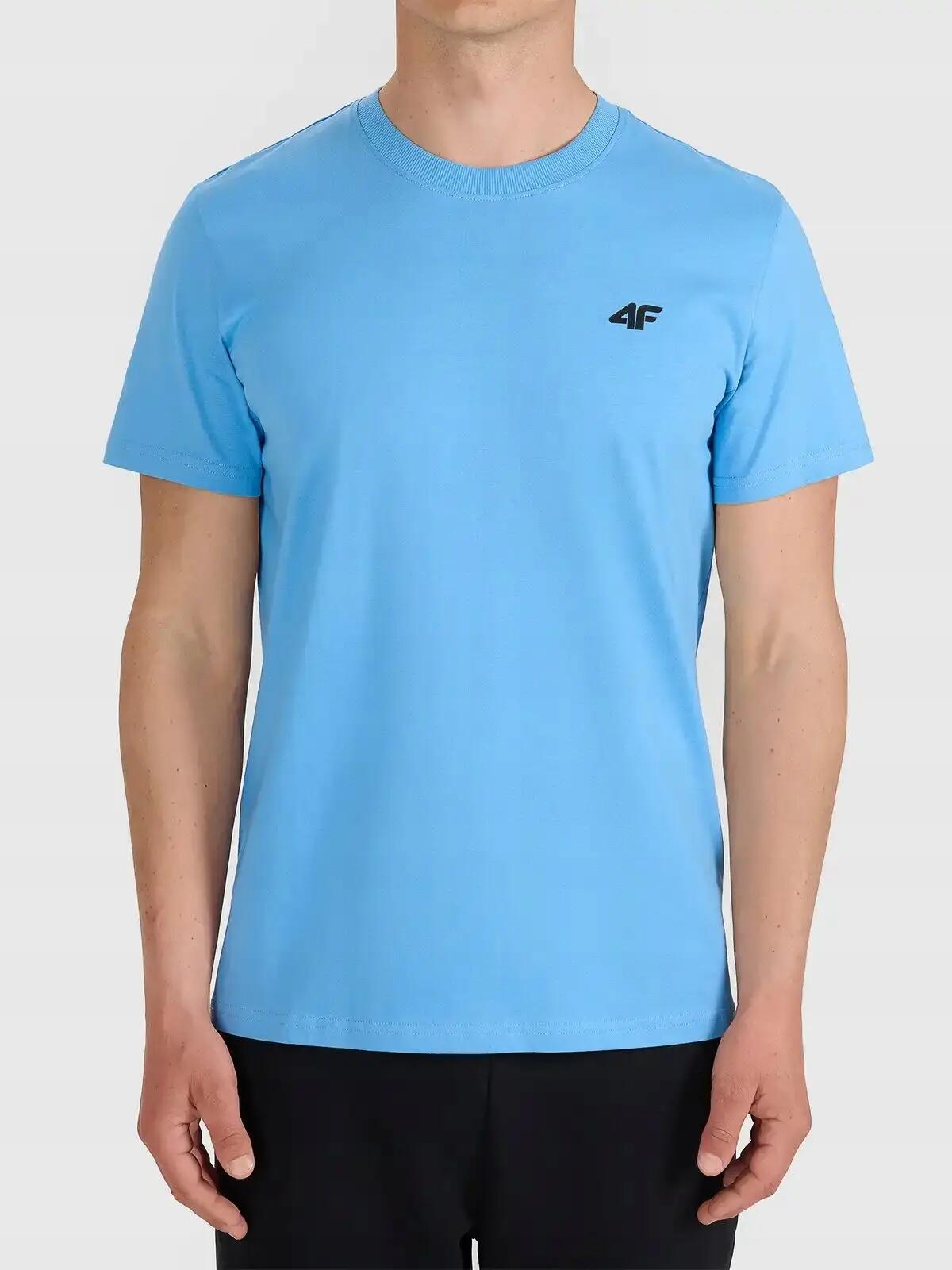 KOSZULKA MĘSKA 4F T-SHIRT BAWEŁNIANY SPORTOWY NA CO DZIEŃ  M2669 SS26 2/6