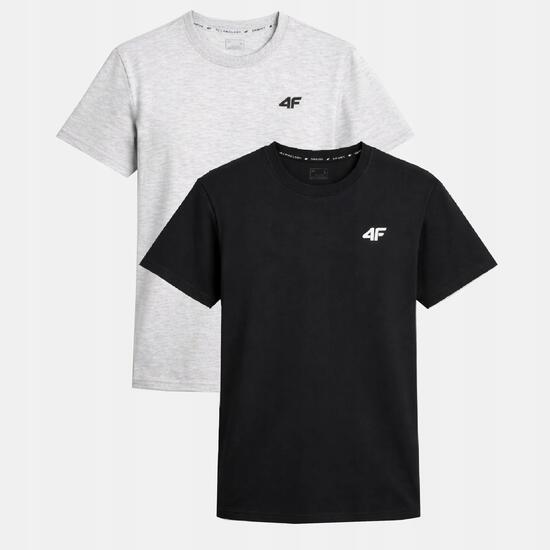 T-SHIRT MĘSKI 4F KOSZULKA ZESTAW KOMPLET 2 SZTUKI L TTSHM3341
