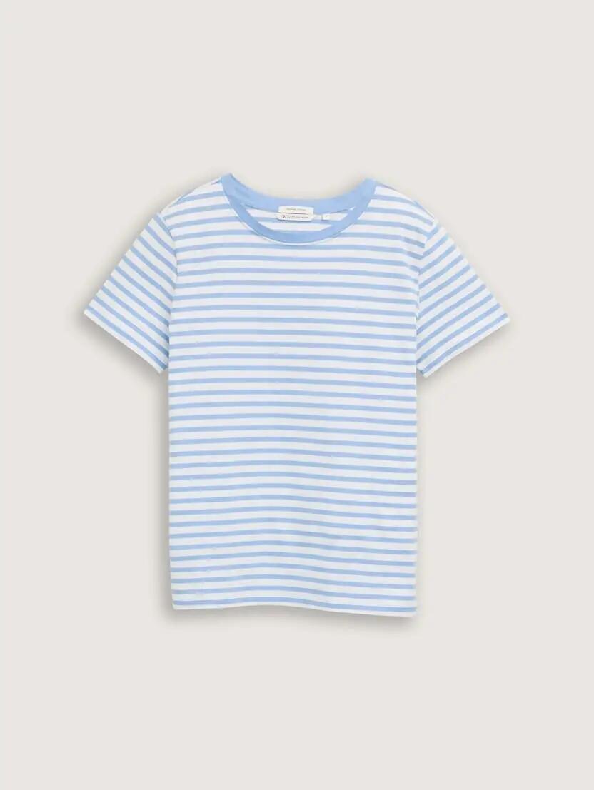 T-SHIRT KOSZULKA DAMSKA LIGHT BLUE TOM TAILOR 4/10