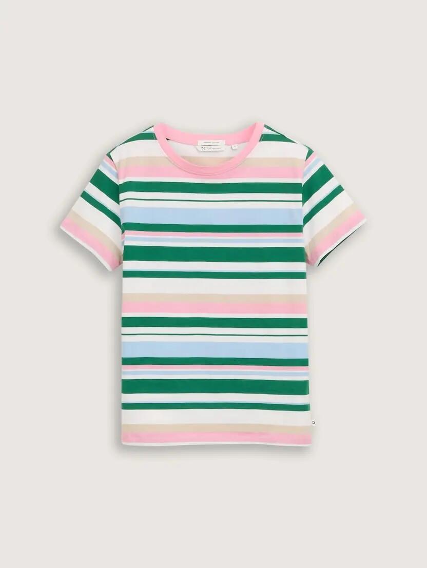 T-SHIRT KOSZULKA DAMSKA MULTICOLOR TOM TAILOR 2/10