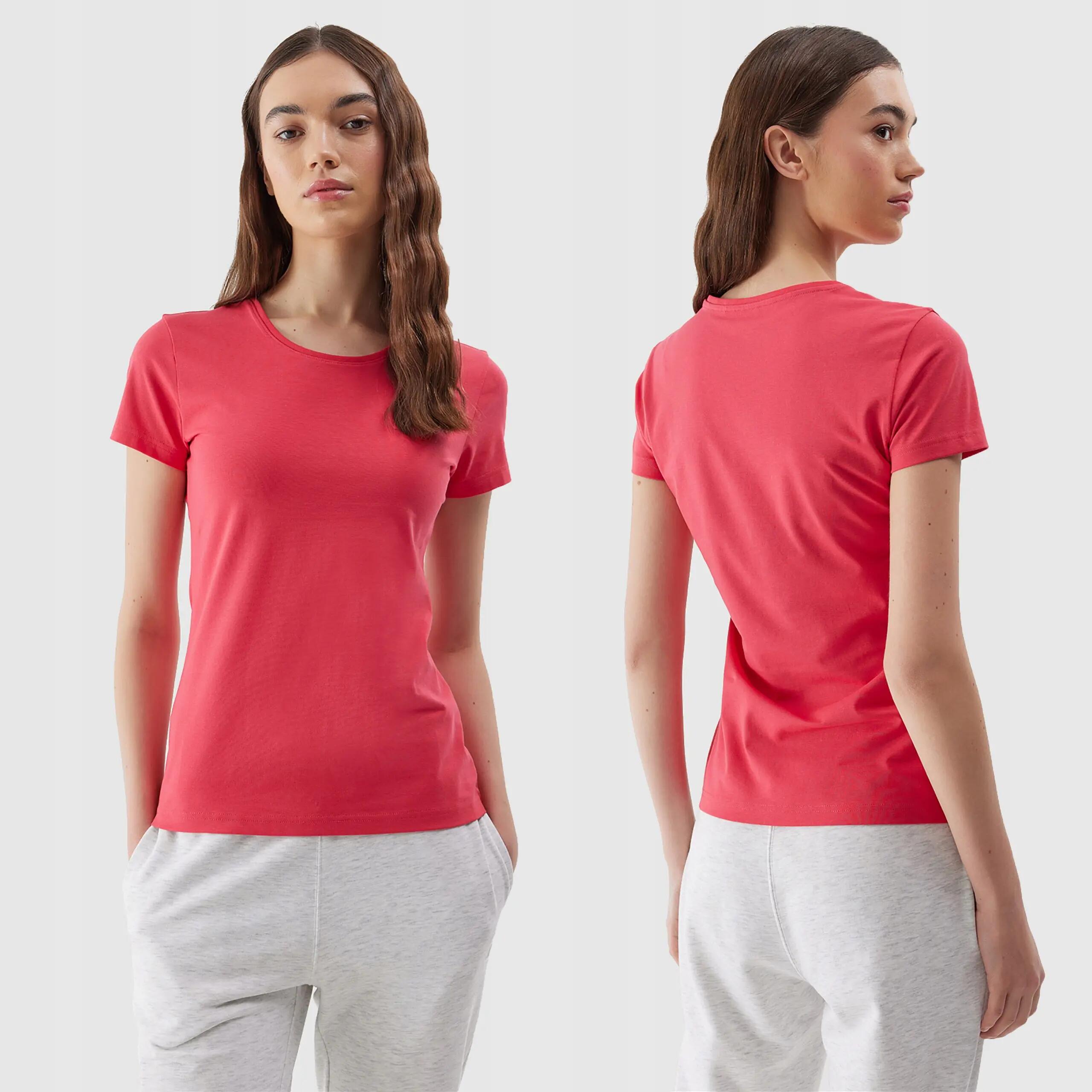 T-SHIRT DAMSKI 4F KOSZULKA SPORTOWA BAWEŁNIANA TTSHF1161 8/9