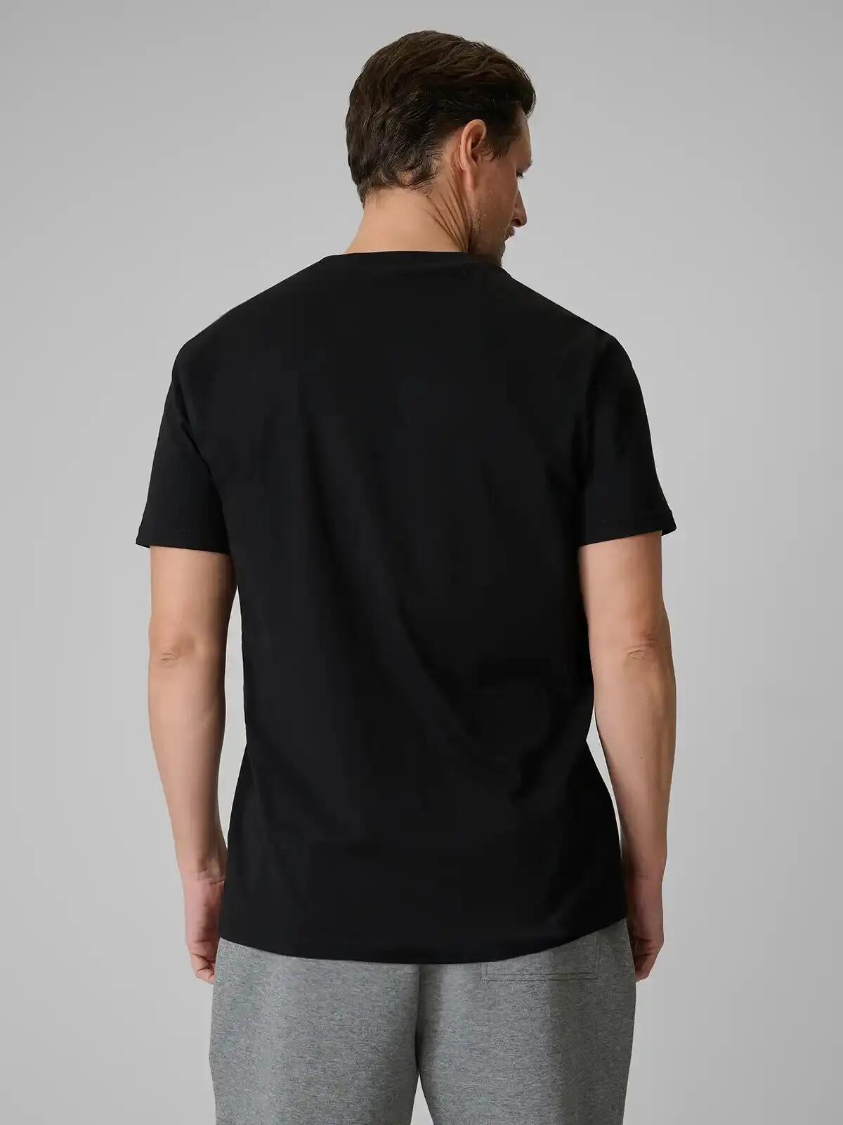 T-SHIRT MĘSKI 4F KOSZULKA SPORTOWA Z NADRUKIEM BAWEŁNIANA L M3326 SS26 4/12