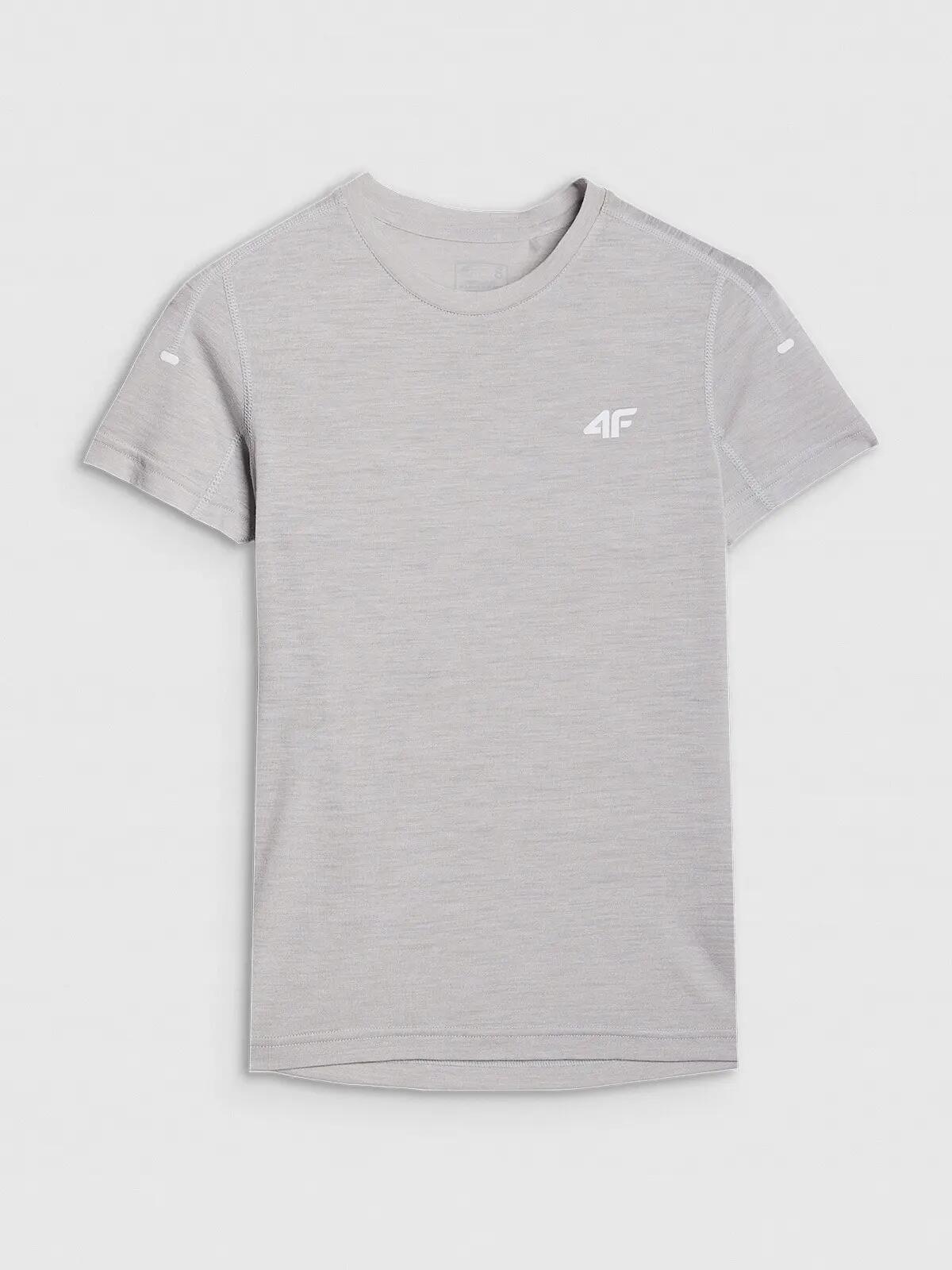T-SHIRT DAMSKI 4F KOSZULKA TRENINGOWA Z WEŁNĄ MERINO  F1269 7/12
