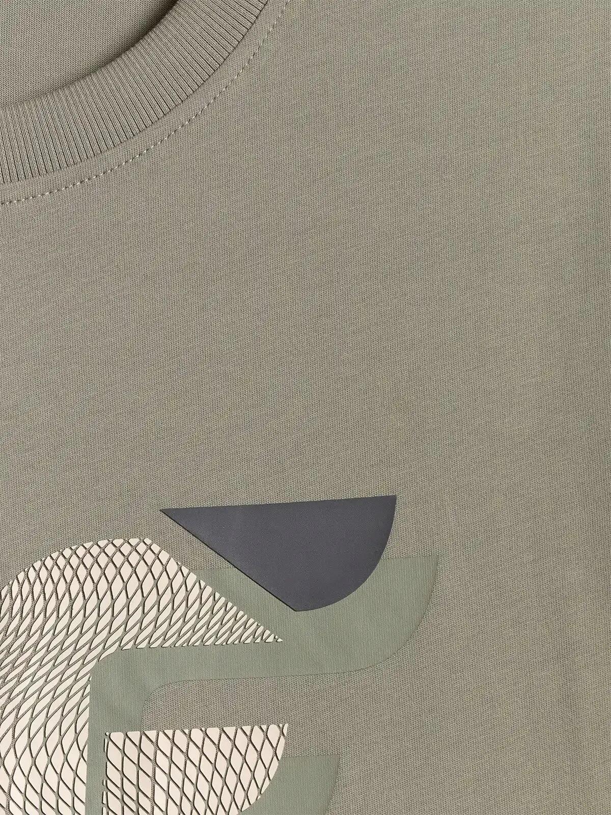 T-SHIRT MĘSKI 4F KOSZULKA BAWEŁNIANA Z NADRUKIEM  M2667 SS26 5/6