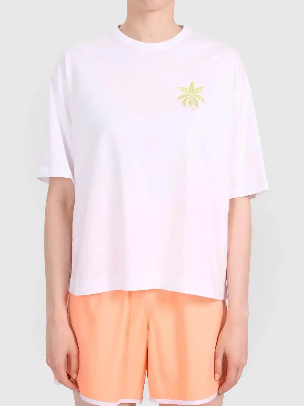 KOSZULKA DAMSKA 4F T-SHIRT SPORTOWY Z NADRUKIEM 1 BAWEŁNA  F2719 SS26 4/6