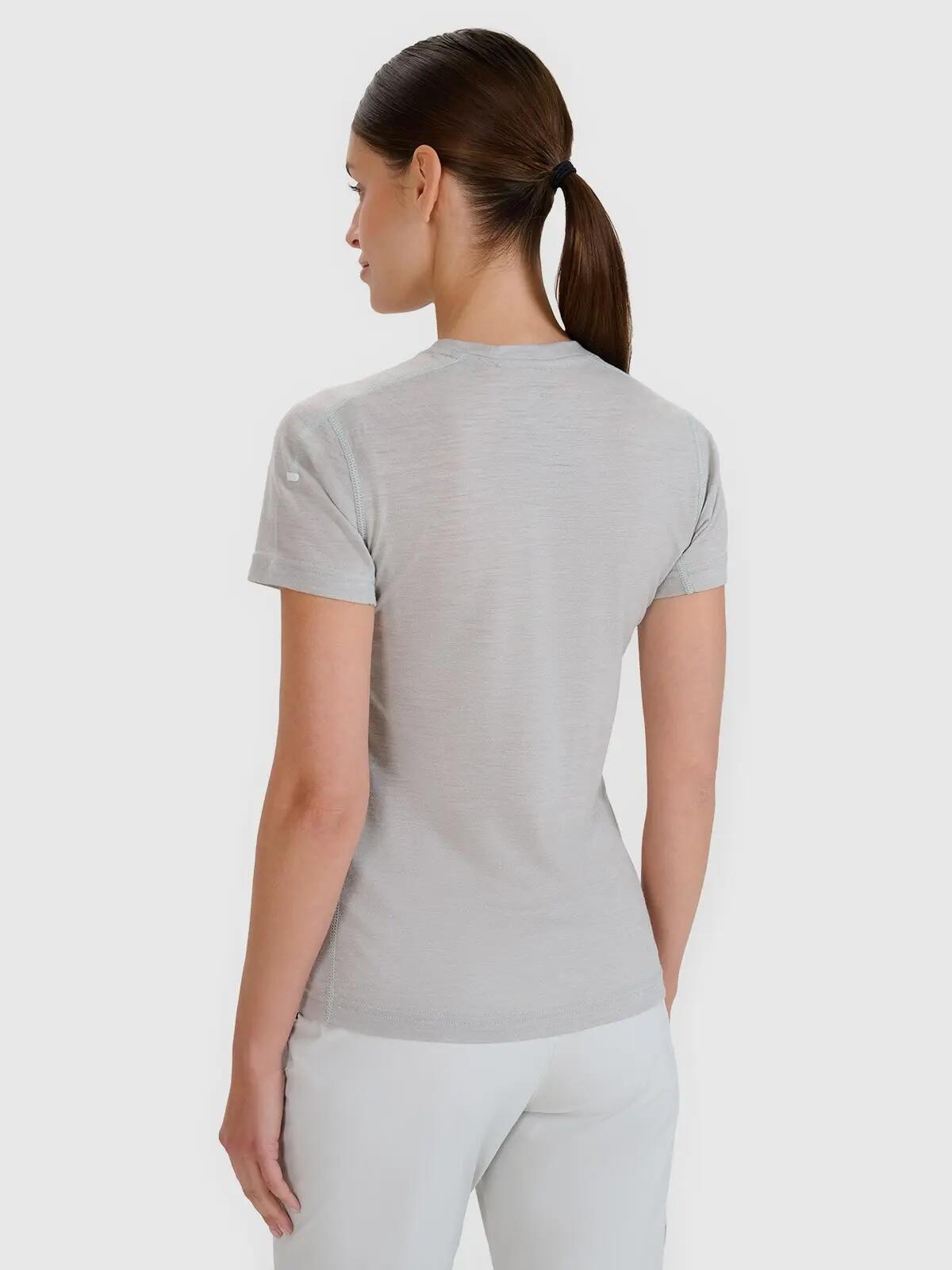 T-SHIRT DAMSKI 4F KOSZULKA TRENINGOWA Z WEŁNĄ MERINO  F1269 5/12