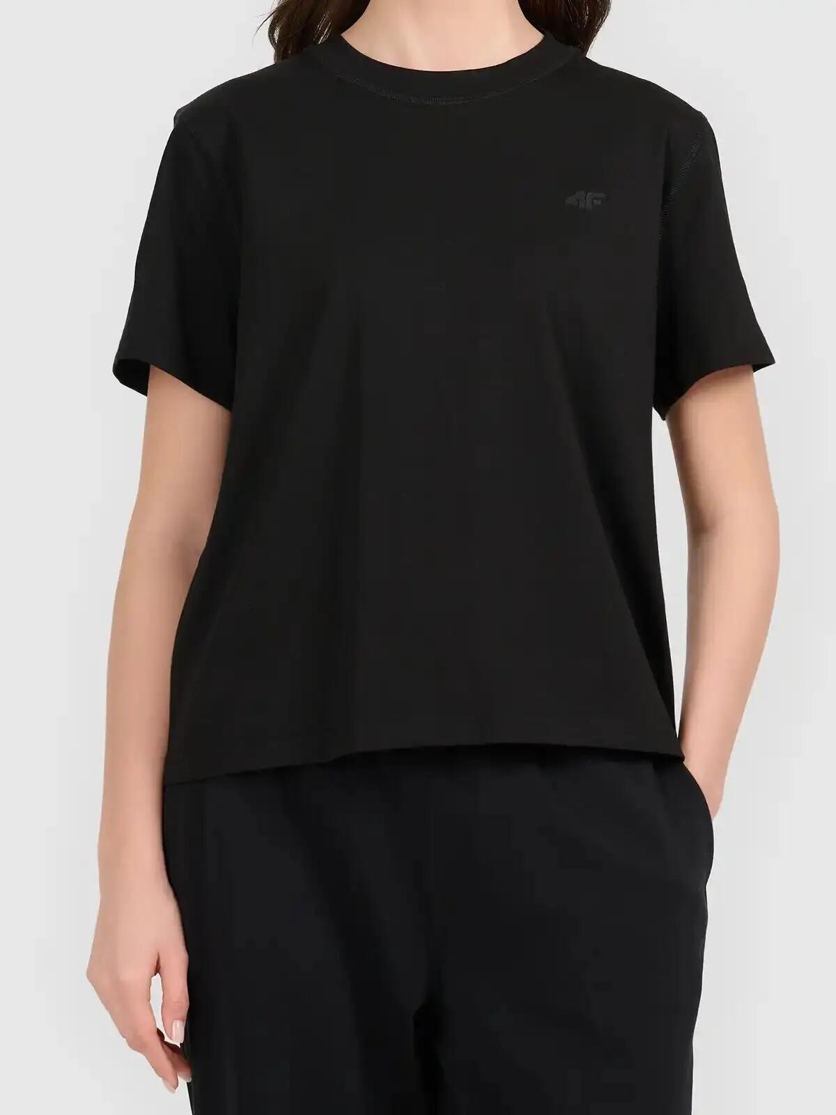 KOSZULKA DAMSKA 4F T-SHIRT SPORTOWY BAWEŁNIANY NA CO DZIEŃ  F3310 SS26 2/4