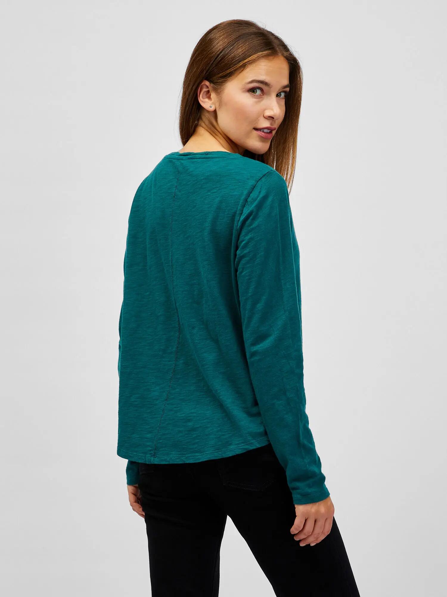 T-SHIRT DAMSKI KOSZULKA Z DŁUGIM RĘKAWEM GAP LONGSLEEVE BAWEŁNA 1 2/7