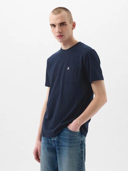 T-SHIRT MĘSKI GAP KOSZULKA BAWEŁNIANA NA CO DZIEŃ 857901-02-XL