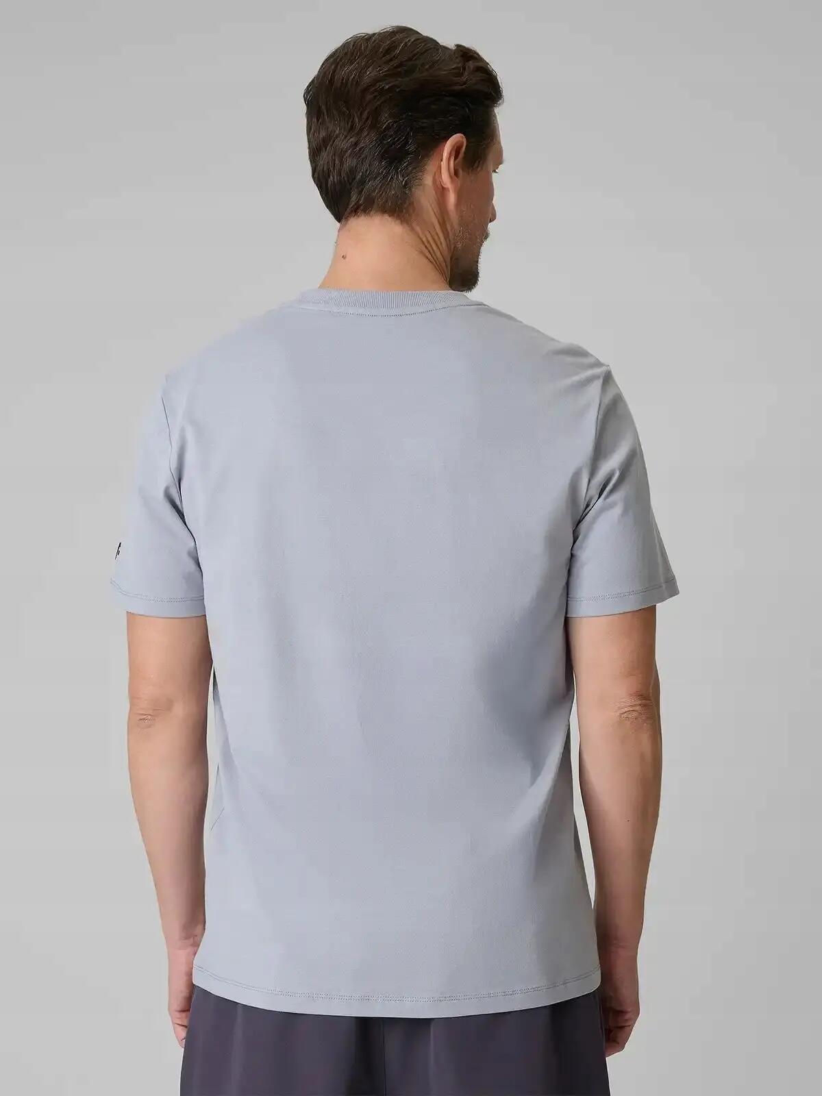 KOSZULKA MĘSKA 4F T-SHIRT BAWEŁNIANY SPORTOWY NA CO DZIEŃ  M2662 SS26 9/12
