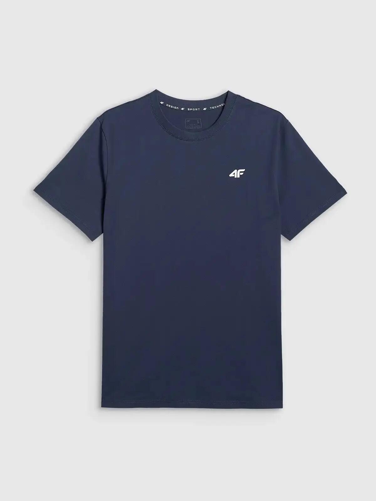 T-SHIRT MĘSKI 4F KOSZULKA BAWEŁNIANA SPORTOWA  TTSHM3341 SS26 5/7