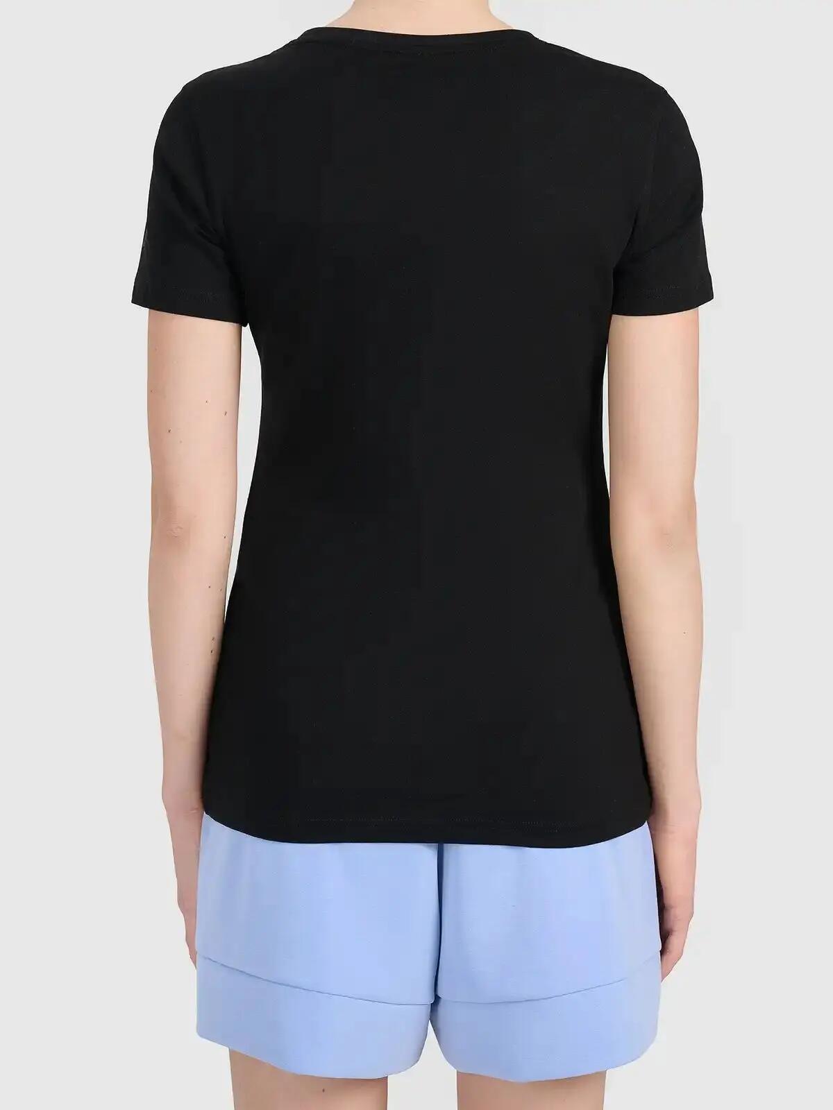 KOSZULKA DAMSKA 4F T-SHIRT BAWEŁNIANY DO TENISA  F2723 SS26 4/12