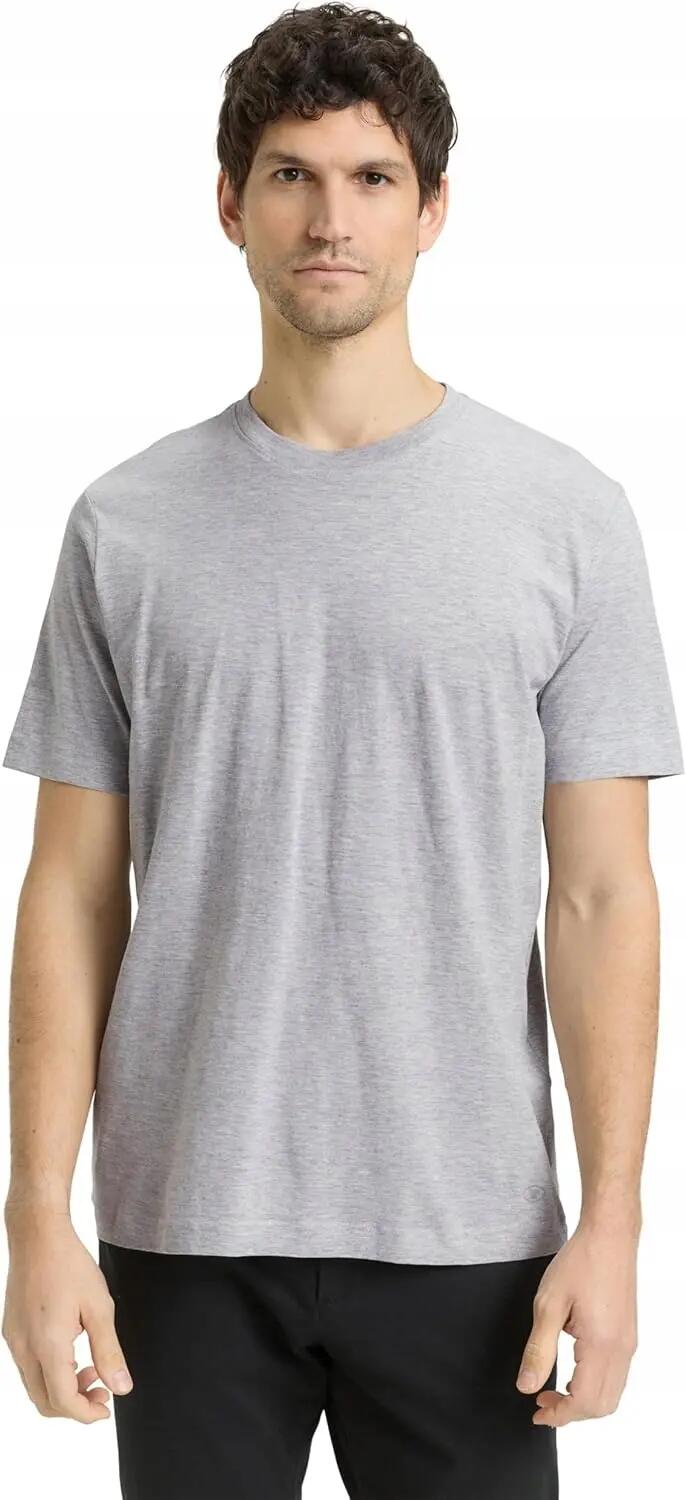 KOSZULKA T-SHIRT MĘSKI DWUPAK TOM TAILOR KOMPLET ZESTAW 2-PAK SZARY 2/7