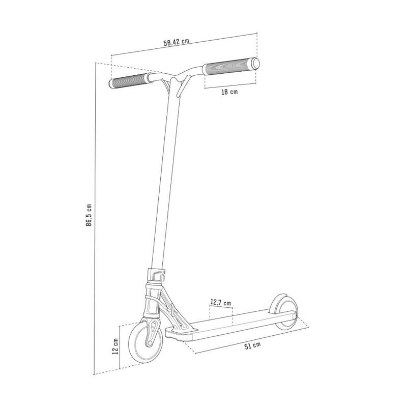 Trottinette Freestyle Stunt MGP Madd Gear MGX Team or