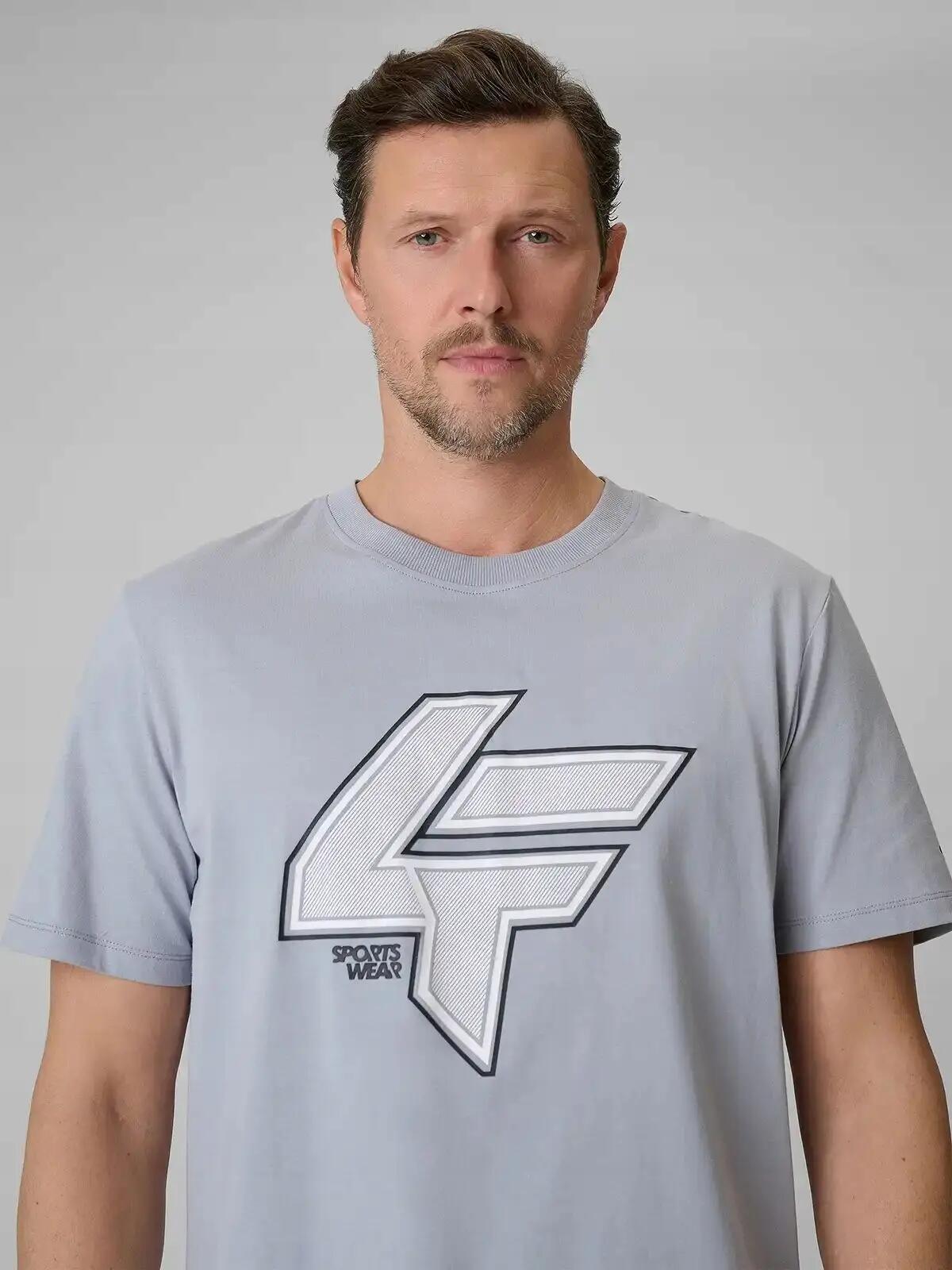 KOSZULKA MĘSKA 4F T-SHIRT BAWEŁNIANY SPORTOWY NA CO DZIEŃ  M2662 SS26 7/12