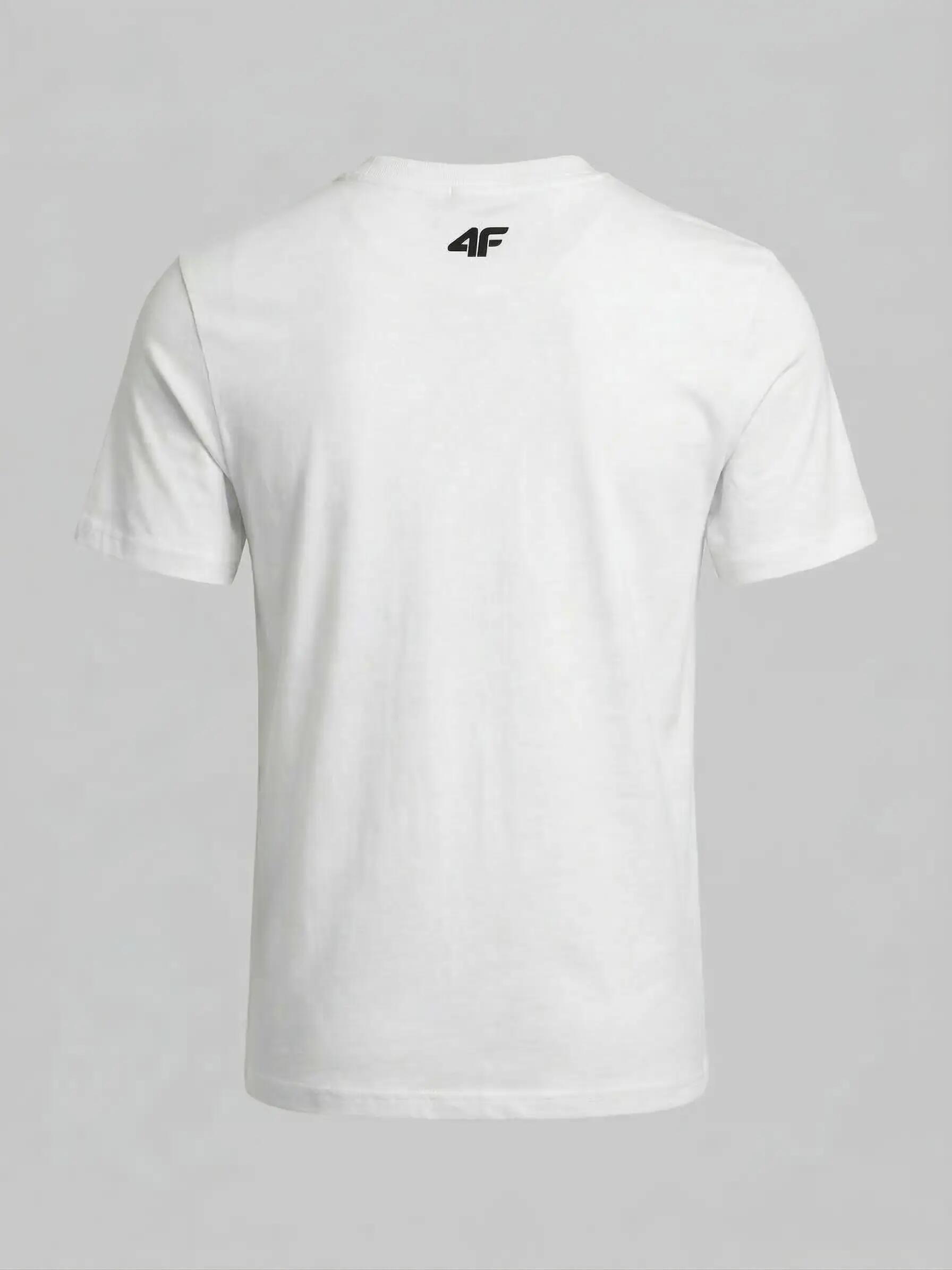 T-SHIRT MĘSKI 4F KOSZULKA BAWEŁNIANA KOLEKCJA LIMITOWANA  M3947 SS26 3/4