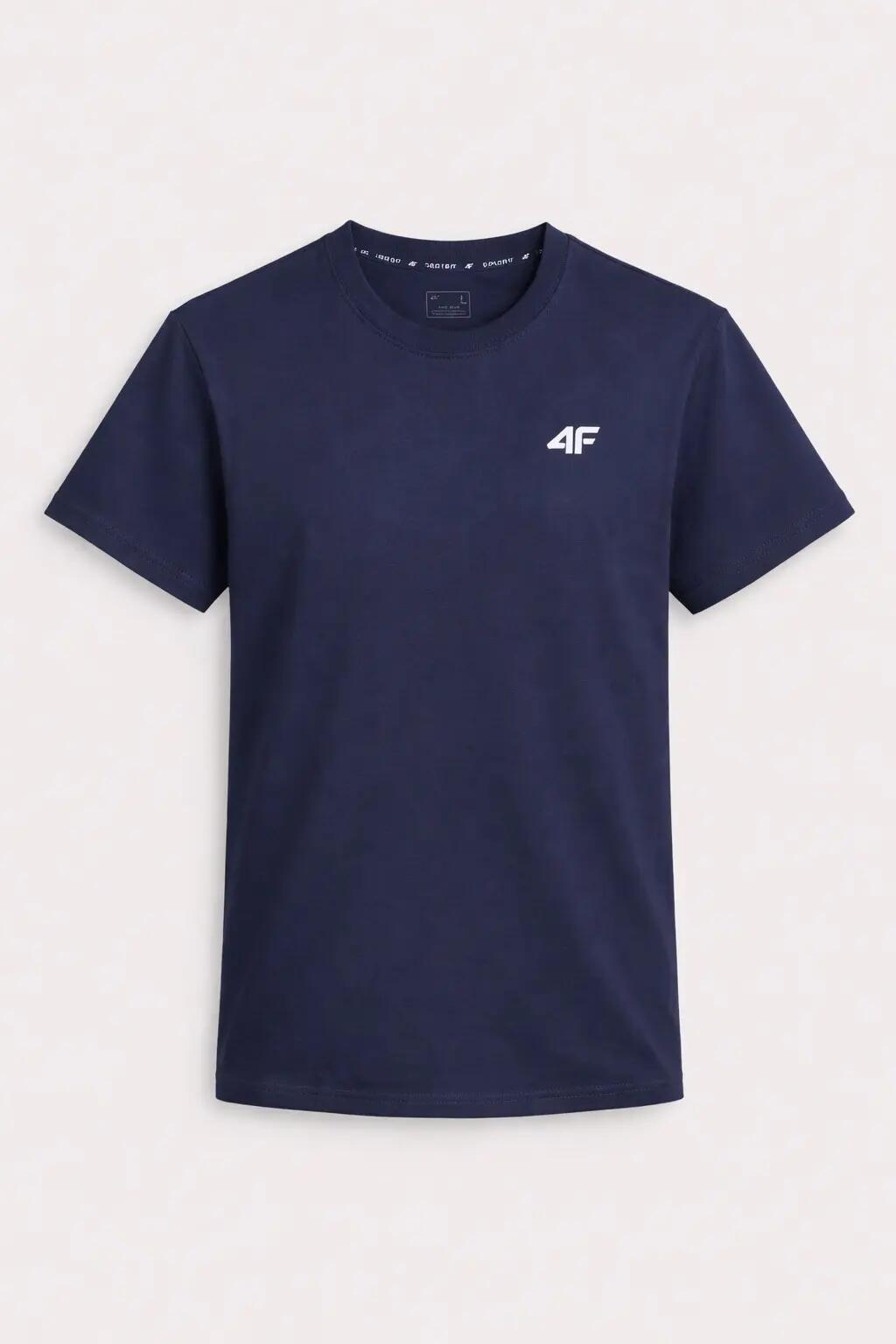 T-SHIRT MĘSKI 4F KOSZULKA BAWEŁNIANA SPORTOWA  TTSHM3341 SS26 2/7