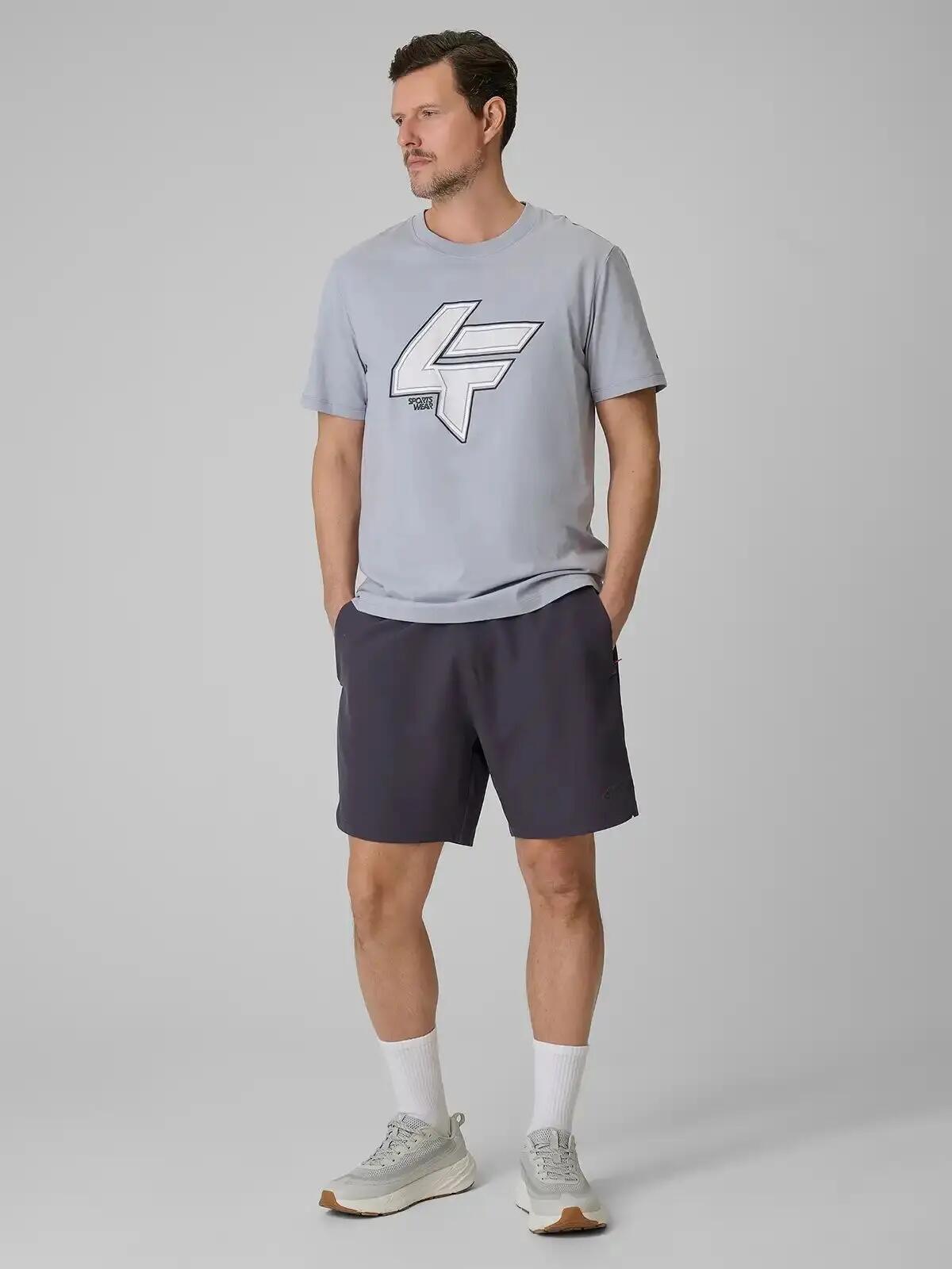 KOSZULKA MĘSKA 4F T-SHIRT BAWEŁNIANY SPORTOWY NA CO DZIEŃ  M2662 SS26 5/12