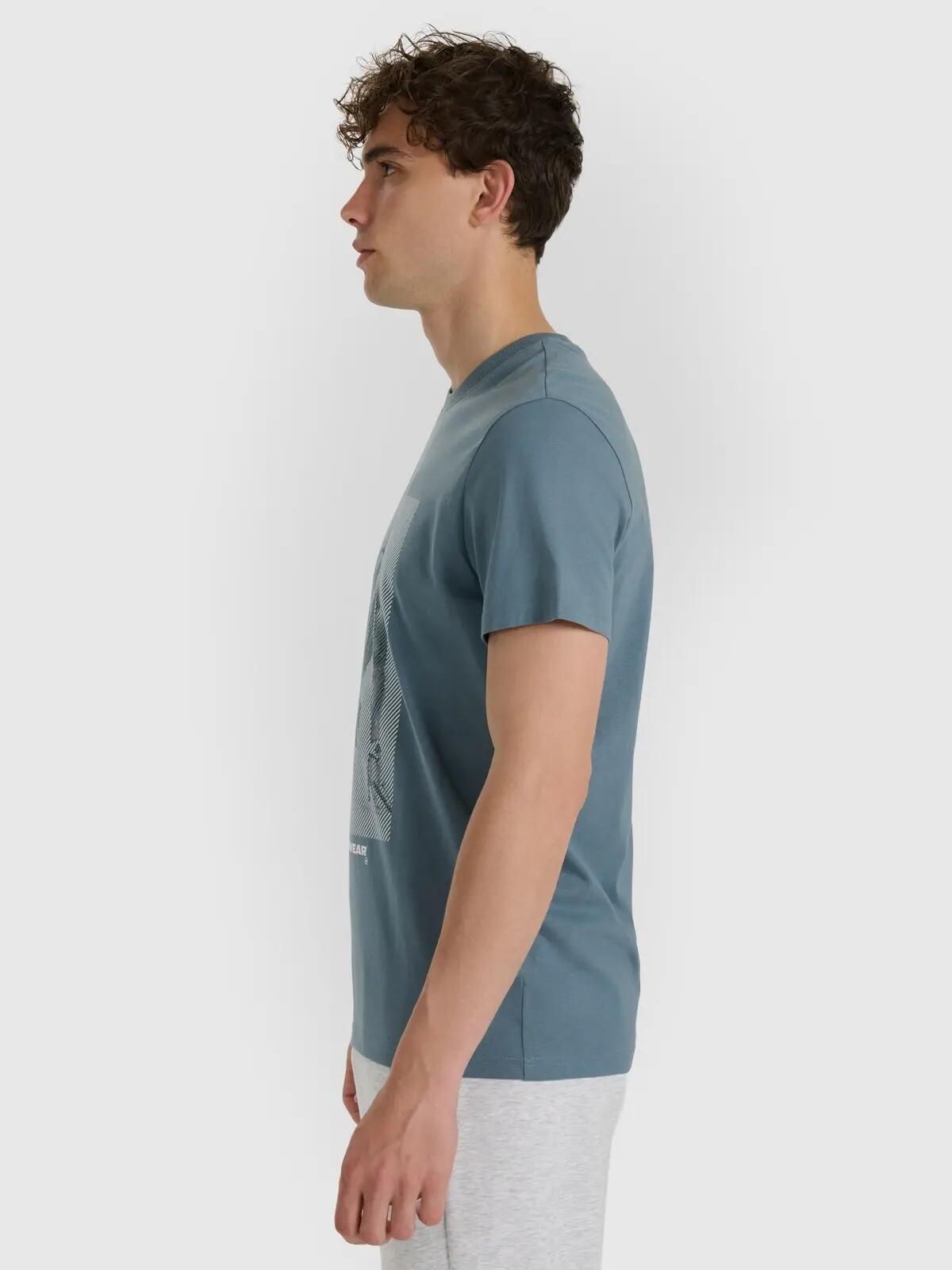 T-SHIRT MĘSKI 4F BAWEŁNIANY KOSZULKA SPORTOWA TTSHM3129 3/10