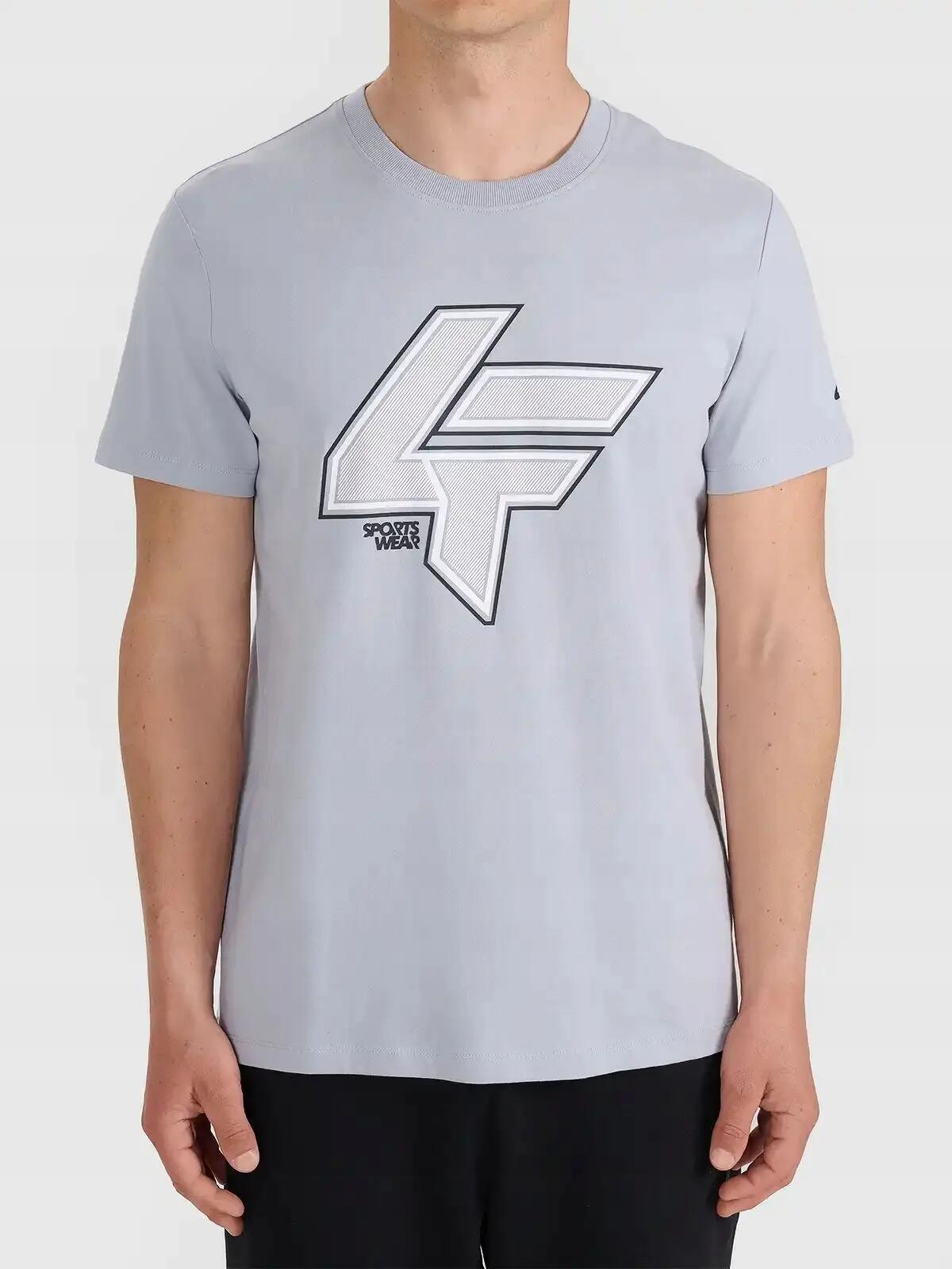 KOSZULKA MĘSKA 4F T-SHIRT BAWEŁNIANY SPORTOWY NA CO DZIEŃ  M2662 SS26 3/12