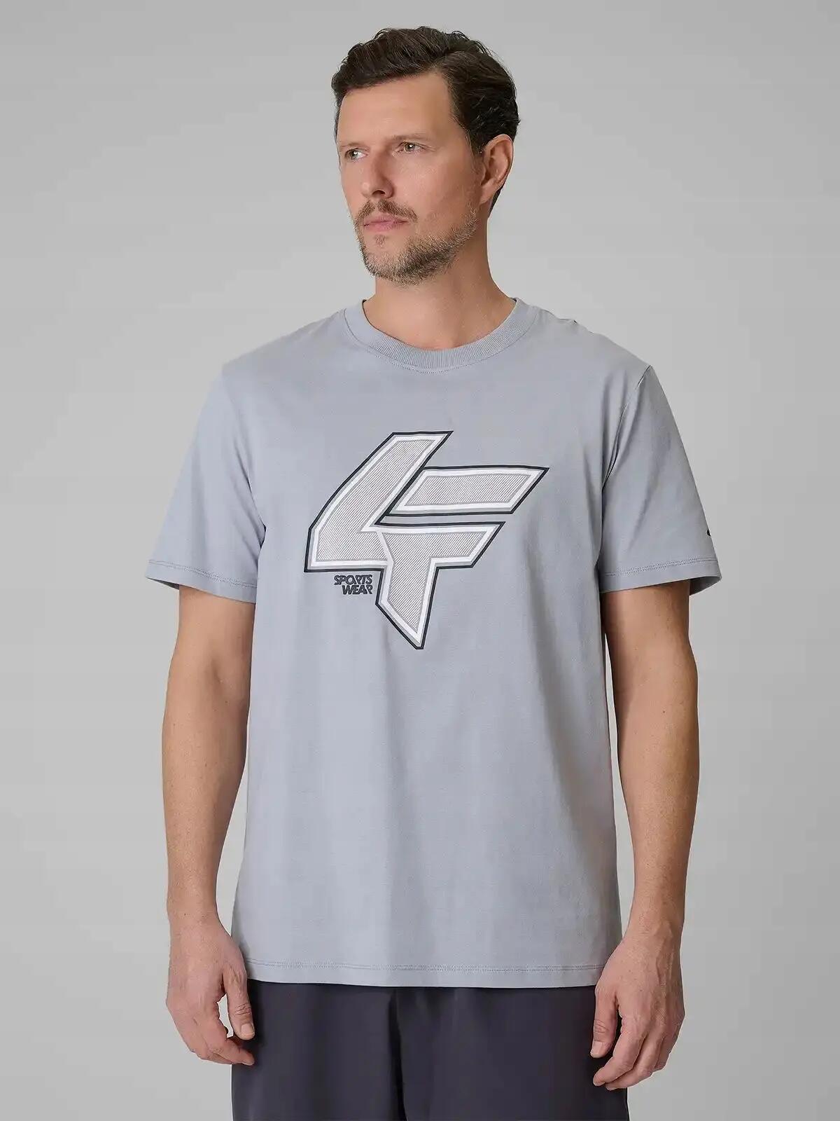 KOSZULKA MĘSKA 4F T-SHIRT BAWEŁNIANY SPORTOWY NA CO DZIEŃ  M2662 SS26 2/12