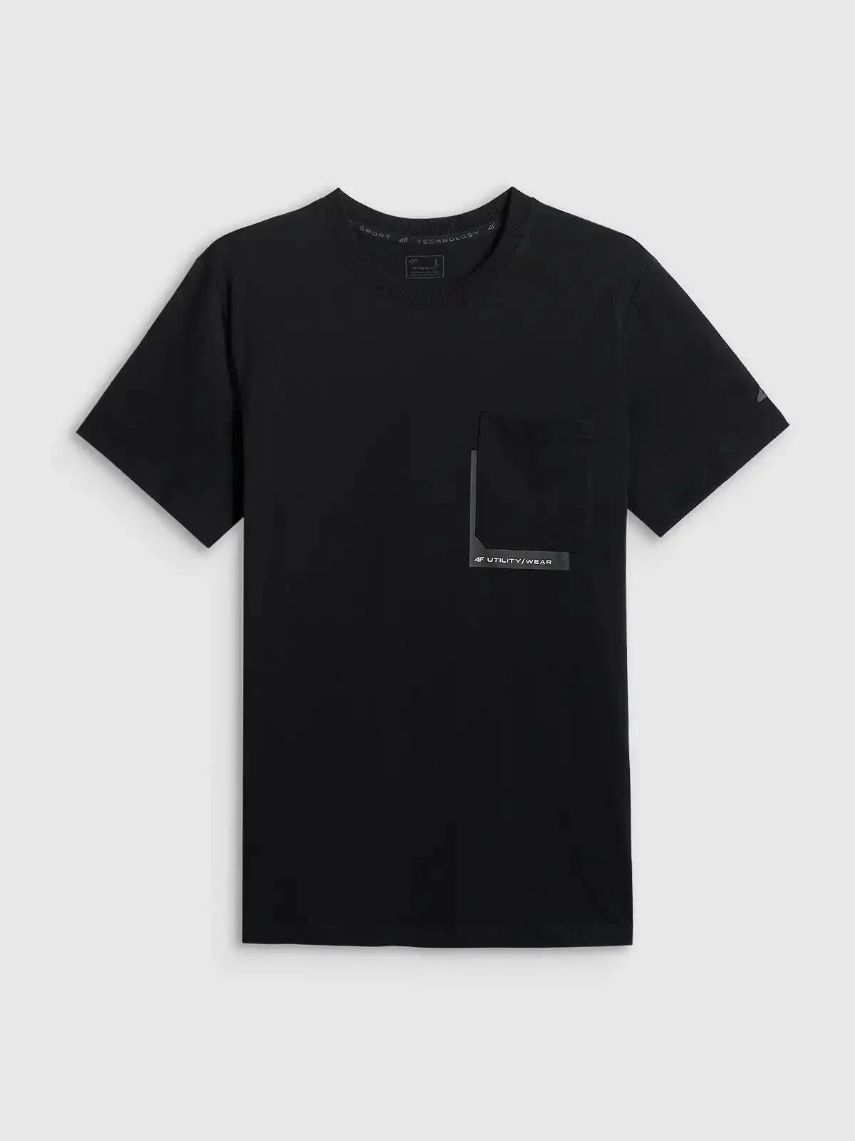 KOSZULKA MĘSKA 4F T-SHIRT BAWEŁNIANY SPORTOWY NA CO DZIEŃ  M2663 SS26 10/12