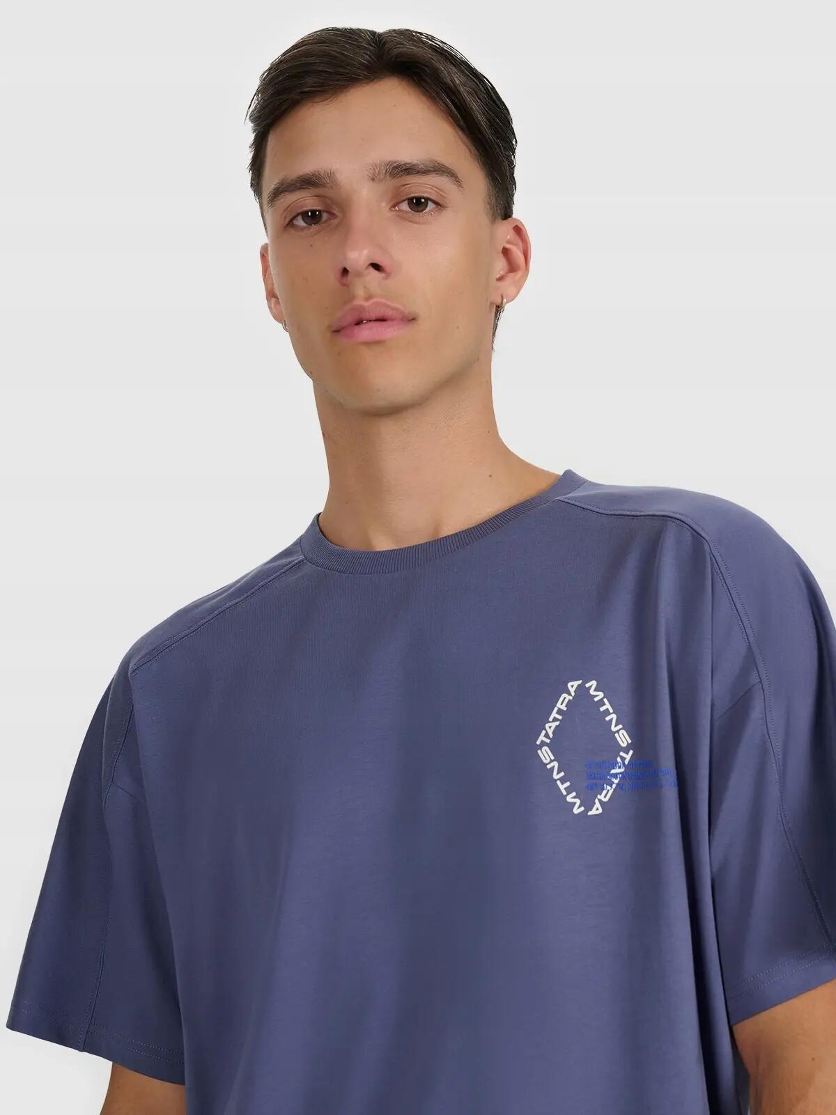 T-SHIRT MĘSKI 4F KOSZULKA BAWEŁNIANA  TTSHM2401 4/10
