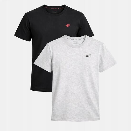 T-SHIRT MĘSKI 4F KOSZULKA ZESTAW KOMPLET 2 SZTUKI L TTSHM3341