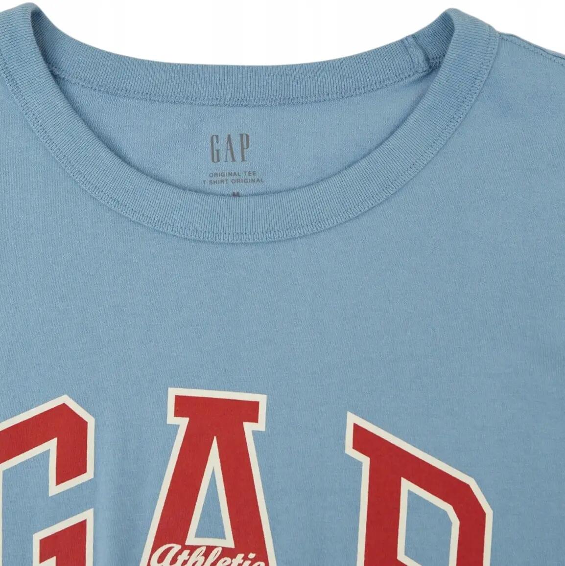 T-SHIRT MĘSKI KOSZULKA 1 BAWEŁNA GAP ATHLETIC NIEBIESKI 8/8