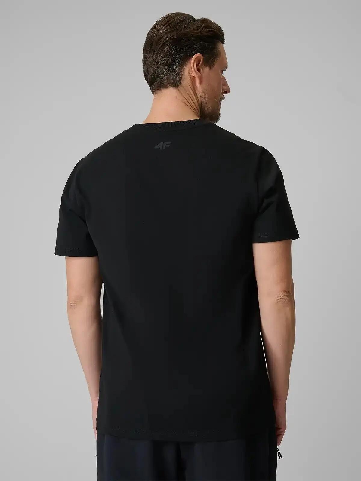 T-SHIRT MĘSKI 4F KOSZULKA BAWEŁNIANA SPORTOWA NA CO DZIEŃ  M2661 SS26 9/11