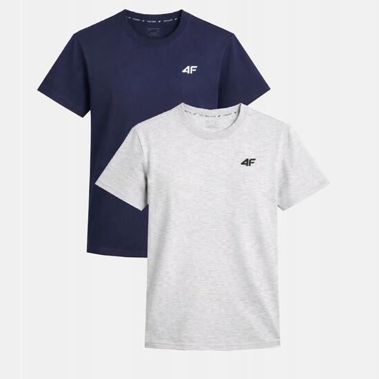 T-SHIRT MĘSKI 4F KOSZULKA ZESTAW KOMPLET 2 SZTUKI L TTSHM3341