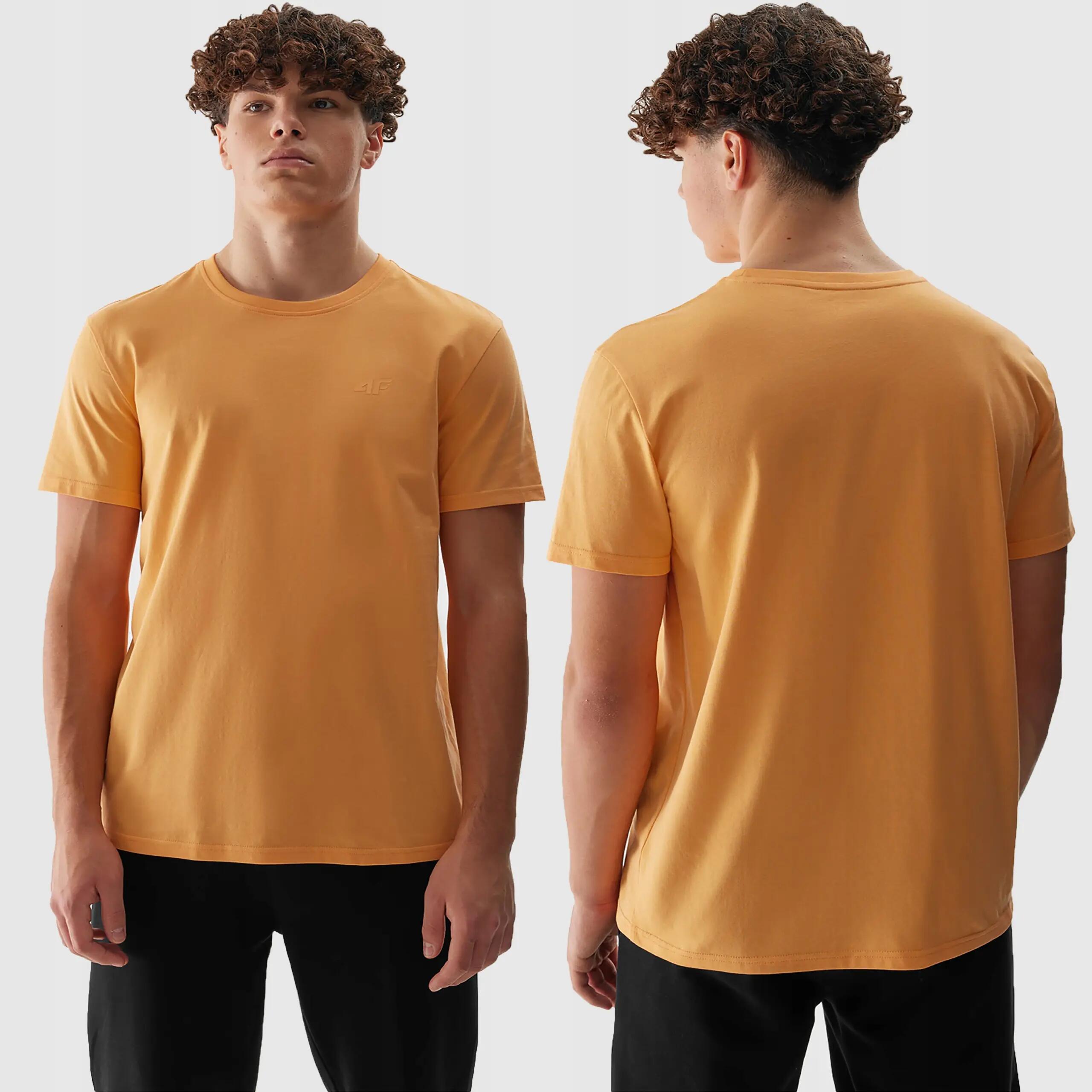 T-SHIRT MĘSKI 4F KOSZULKA BAWEŁNIANA SPORTOWA TTSHM1154 6/7